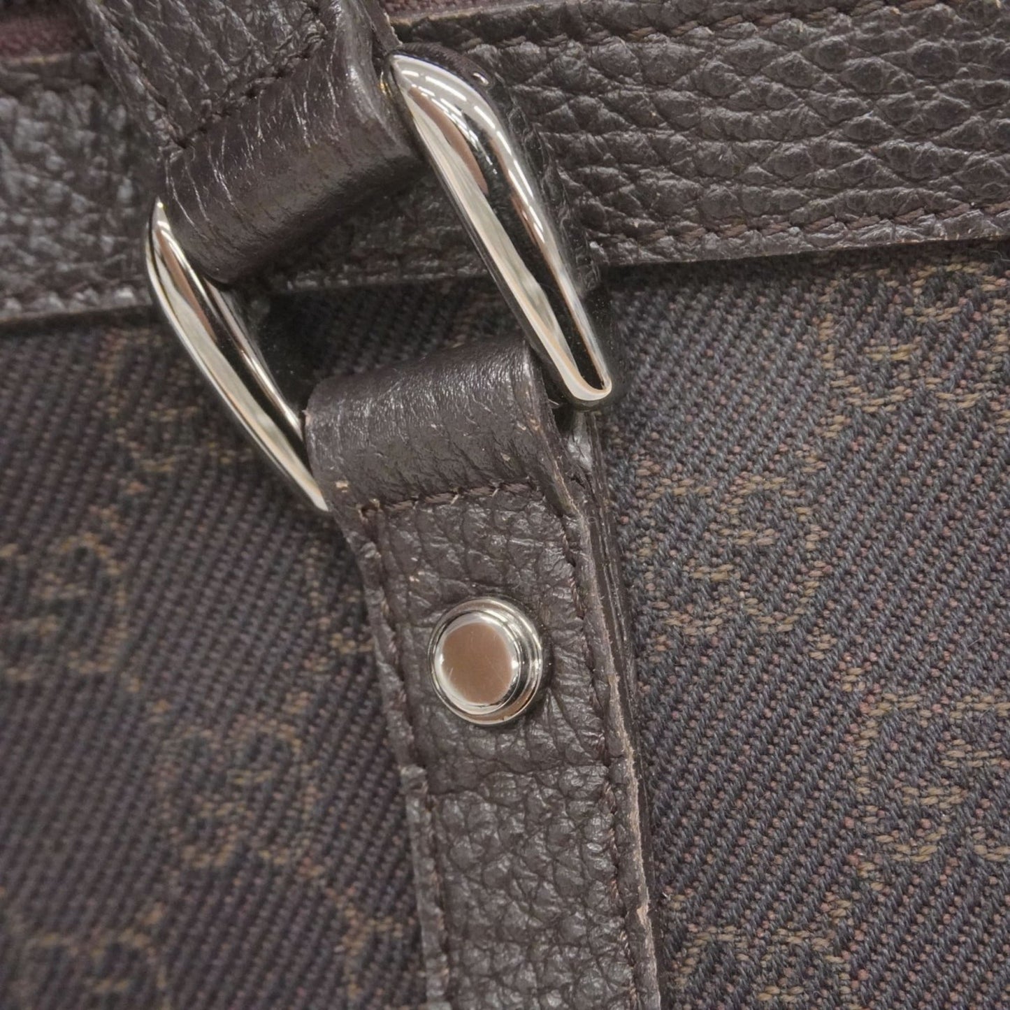Gucci Brown Denim Tote Bag ( )