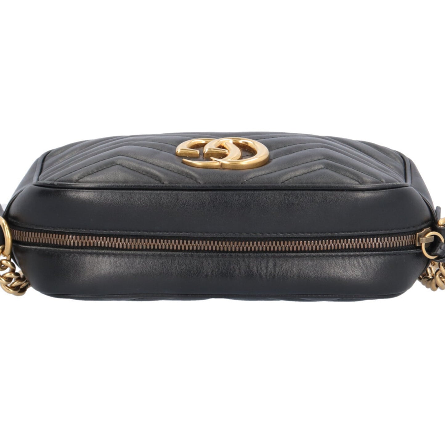 Gucci Gg Marmont Black Leather Shoulder Bag ( )