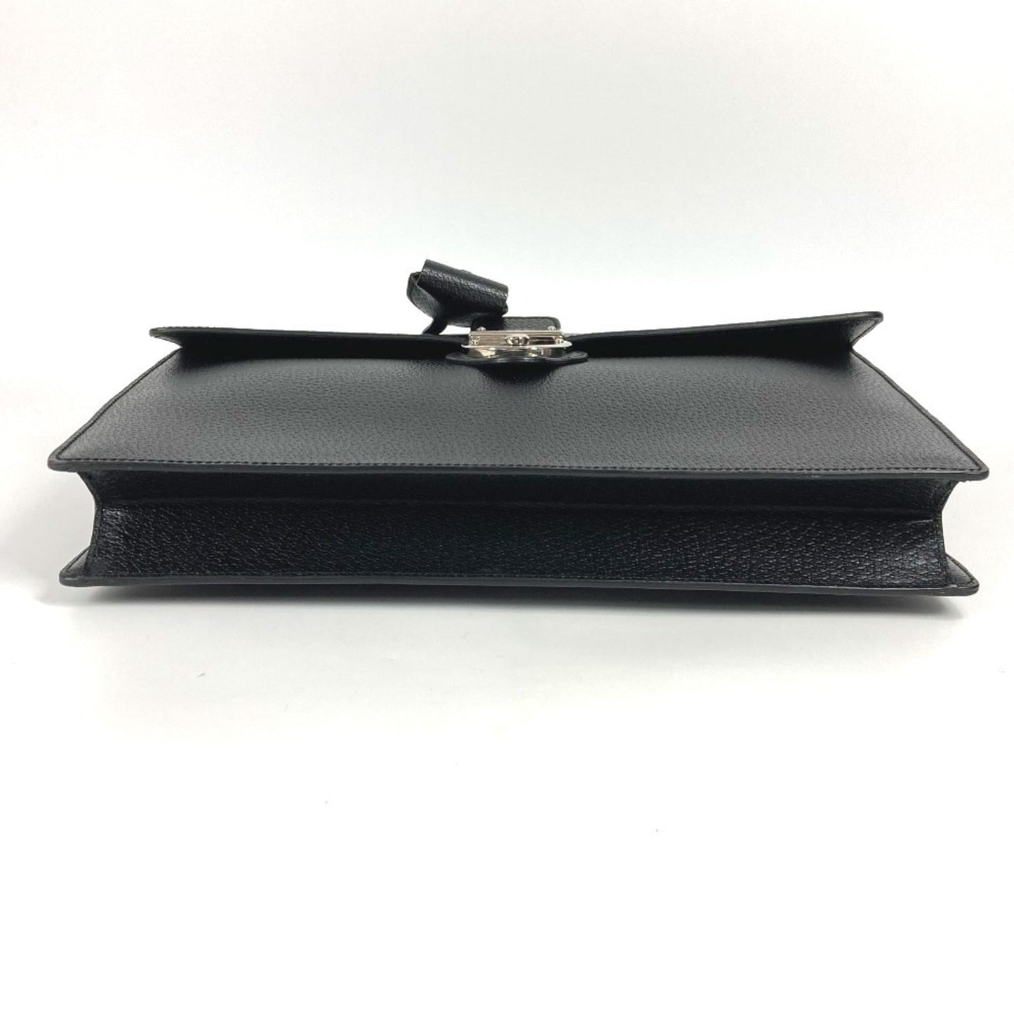 Gucci Black Leather Briefcase Handbag ( )
