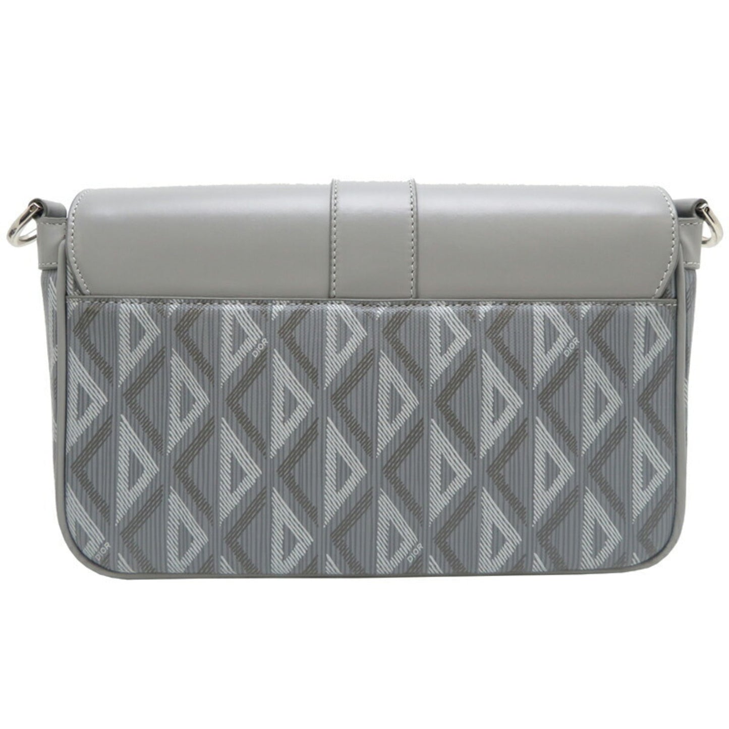 Christian Dior Gray Leather Shoulder Bag ()
