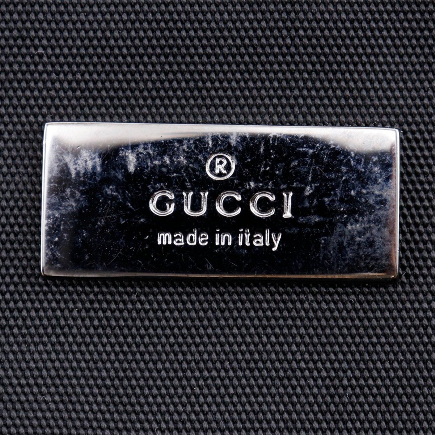Gucci Black Nylon Canvas Shoulder Bag ( )