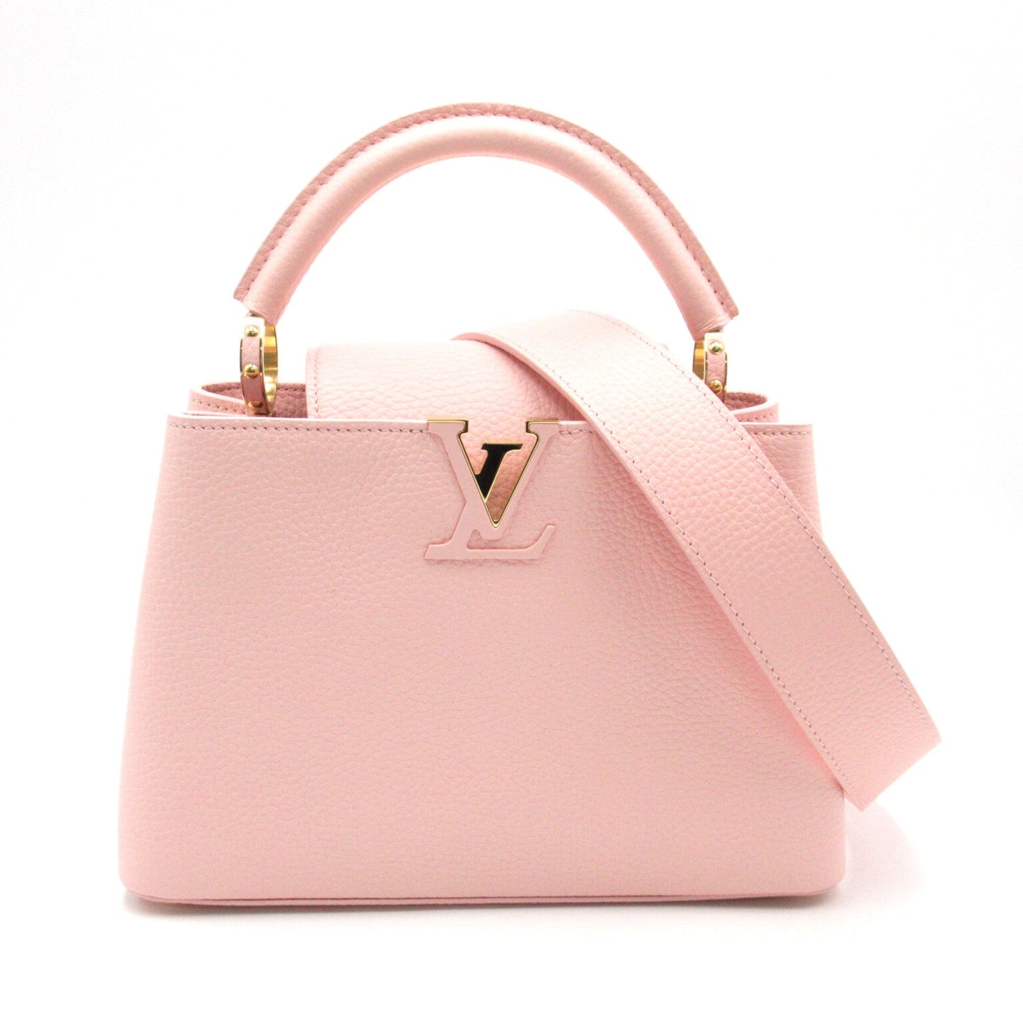 LOUIS VUITTON CapucineBB Pink Pink Taurillon Clemence Leather leather M22178