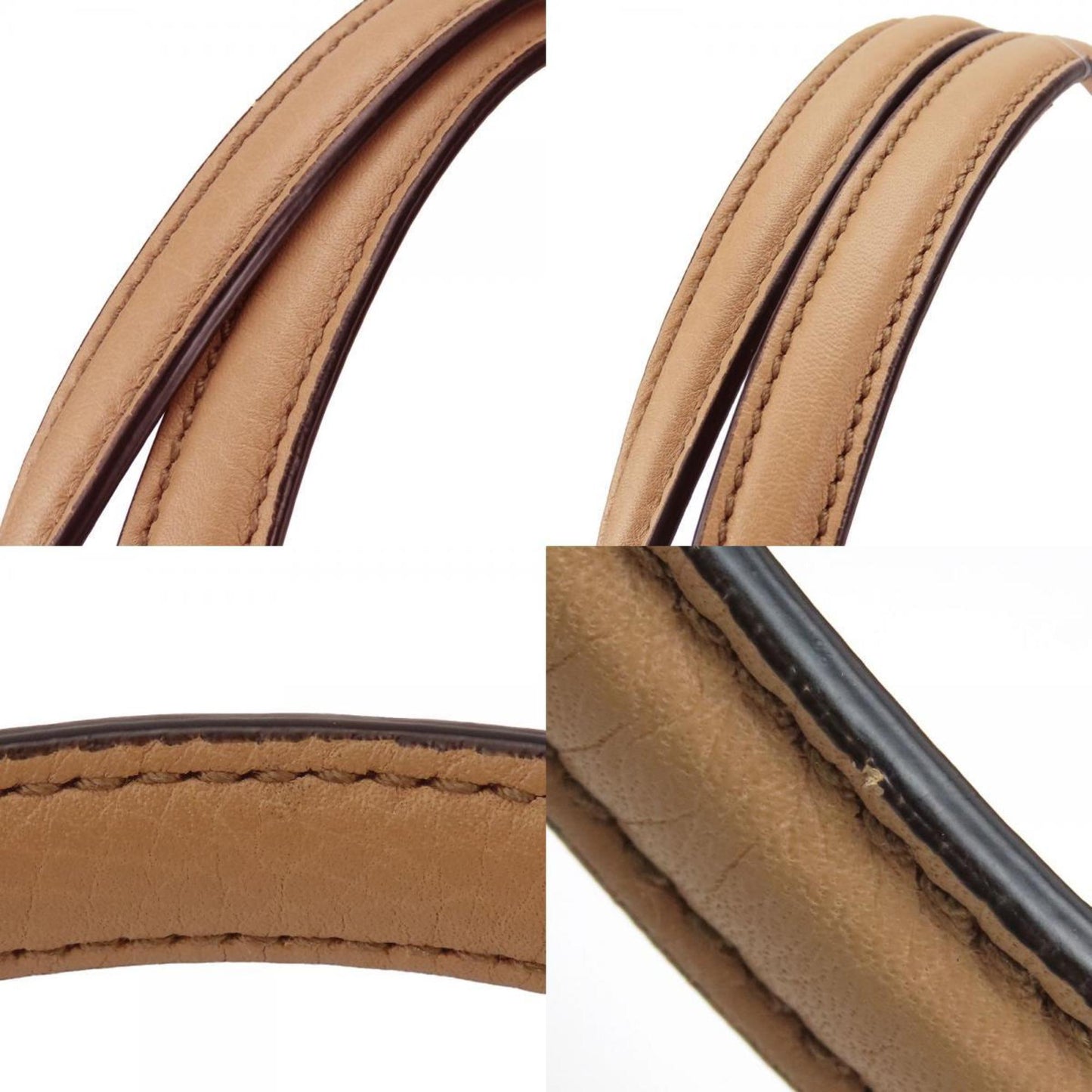 Gucci Beige Leather Handbag Shoulder Bag ( )