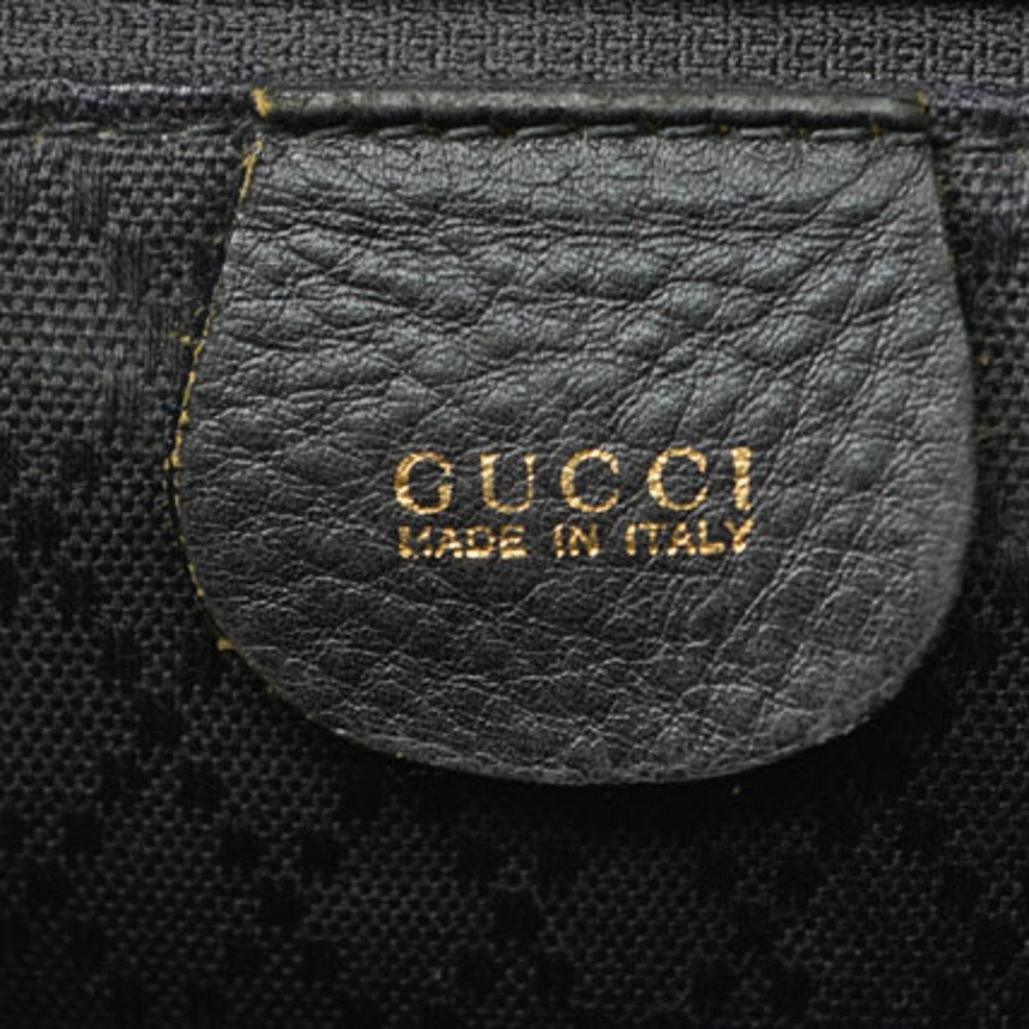 Gucci Black Leather Backpack ( )