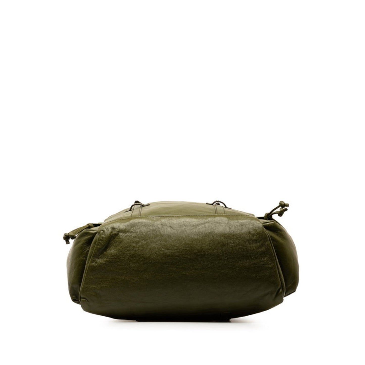 Gucci Khaki Leather Tote Bag ( )