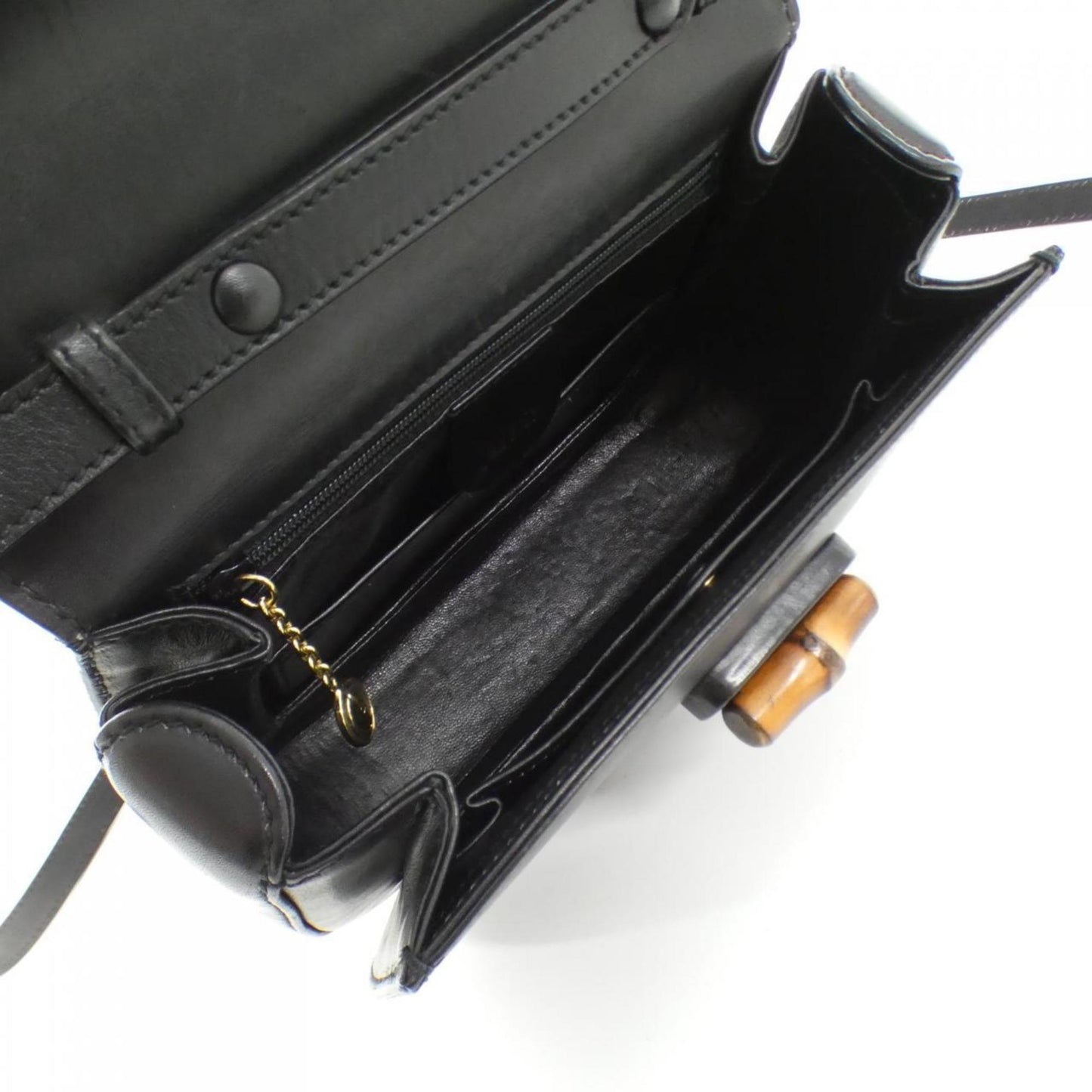 Gucci Black Leather Handbag ( )