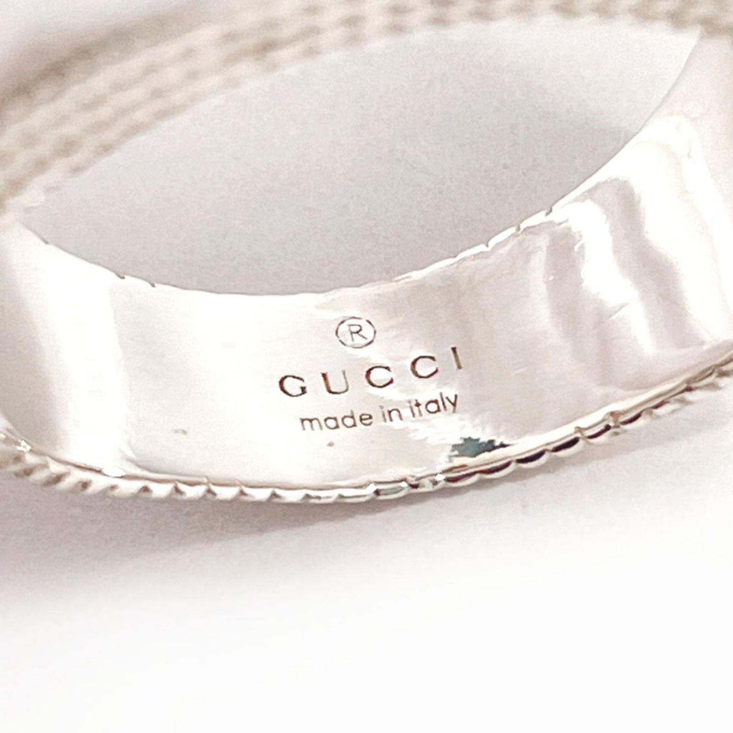 Gucci Silver Silver 925 Band Ring ( )
