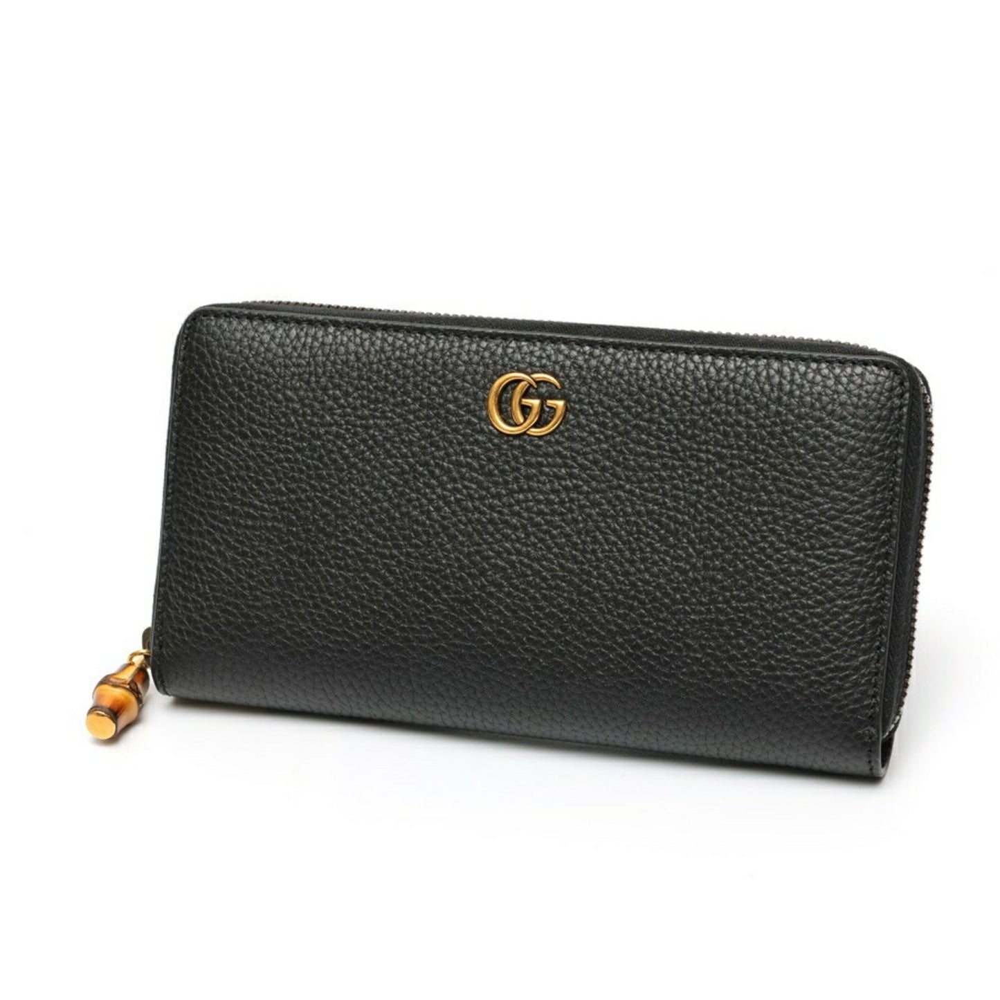Gucci Black Leather Long Wallet (Bi-Fold) ( )