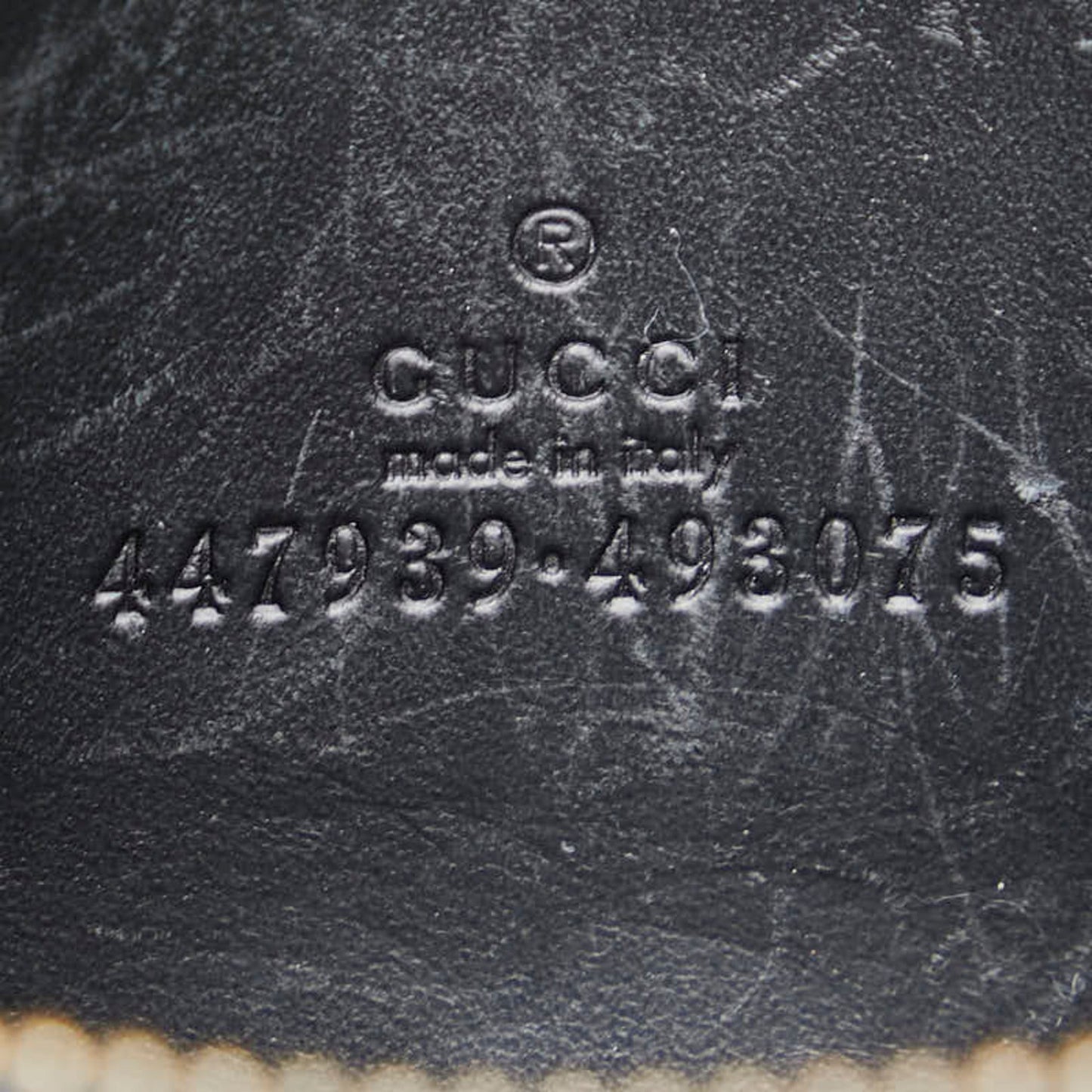 Gucci Black Leather Coin Purse/Coin Case ( )