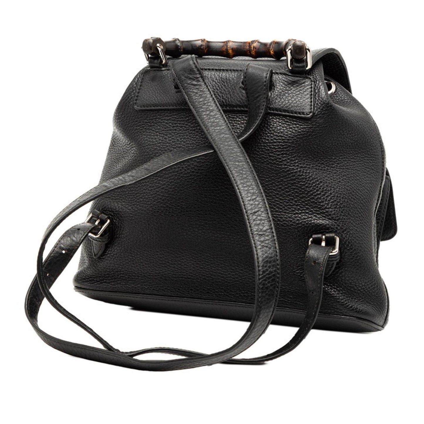 Gucci Black Leather Backpack ( )