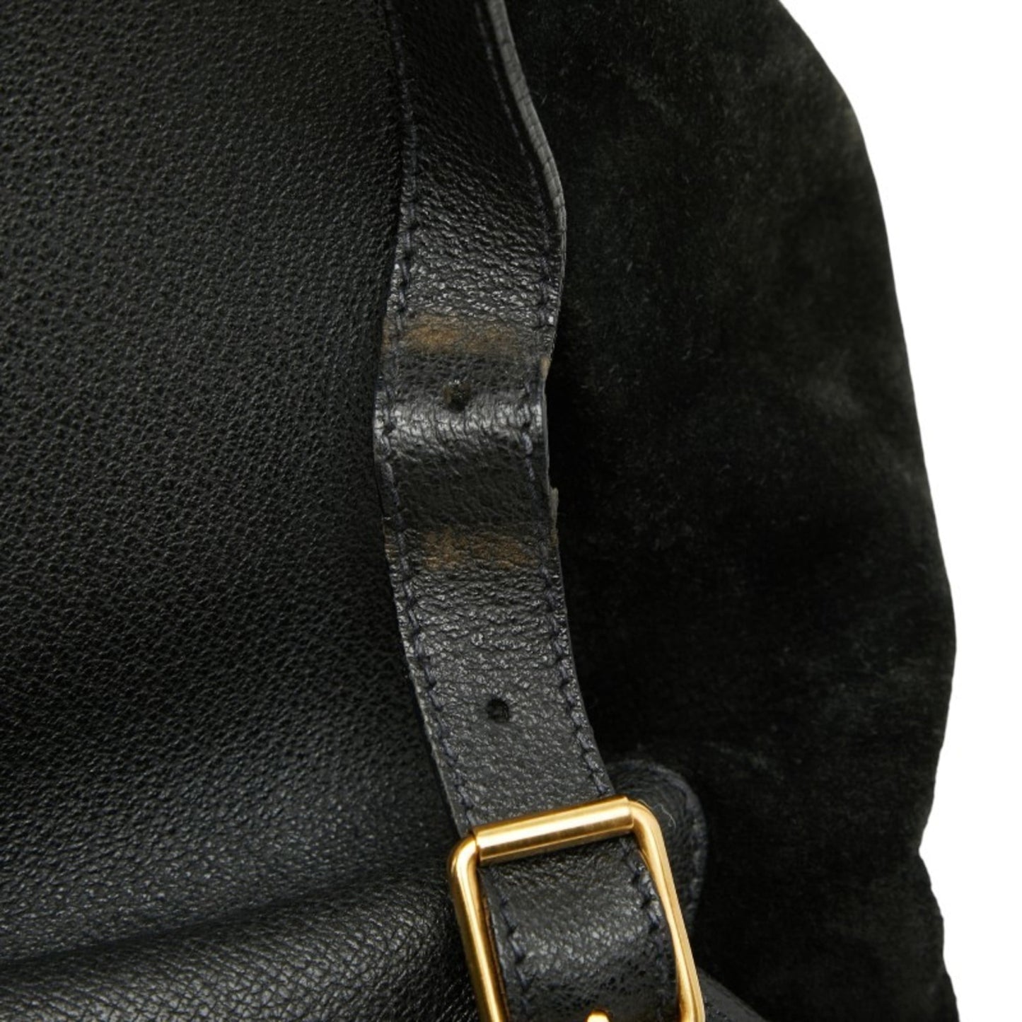 Gucci Black Leather Backpack ( )