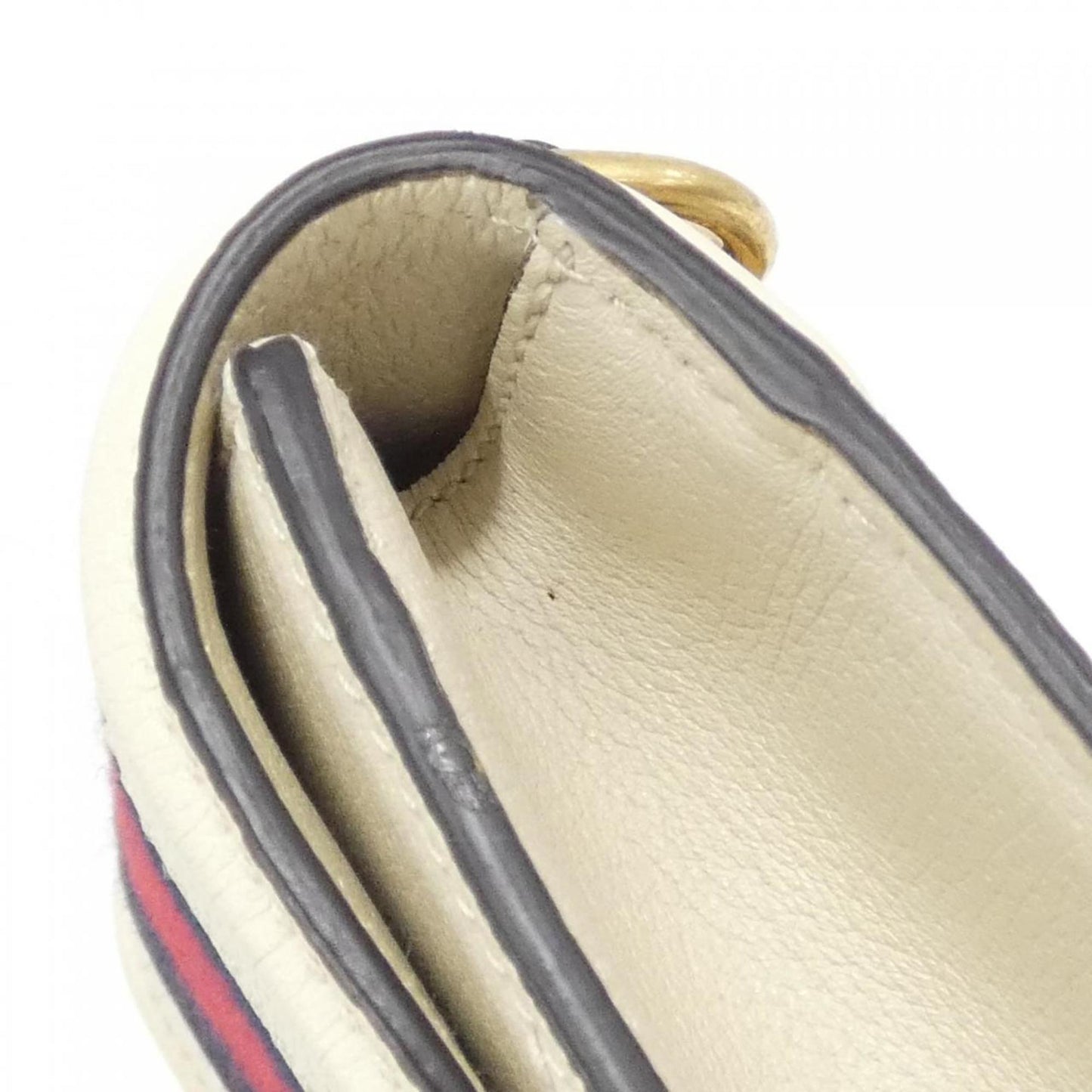 Gucci Multi-Color White Leather Shoulder Bag ( )