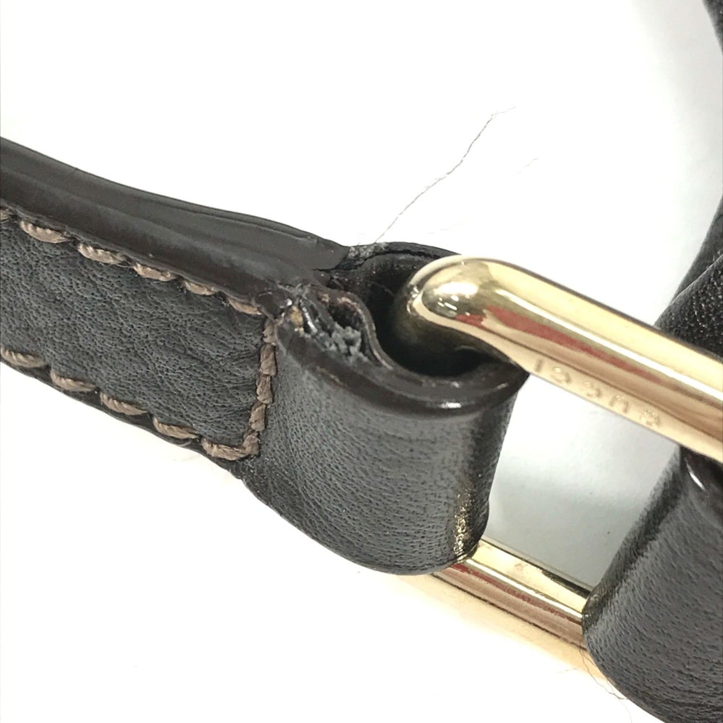Gucci Brown Leather Shoulder Bag ( )