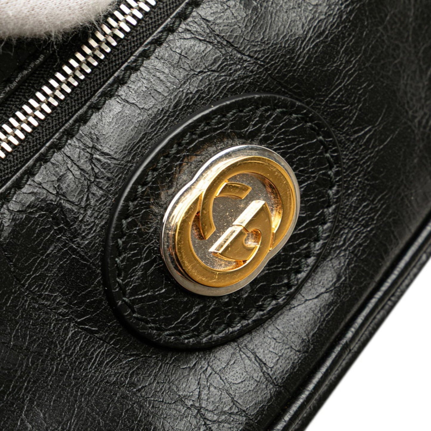 Gucci Black Leather Fanny Pack ( )