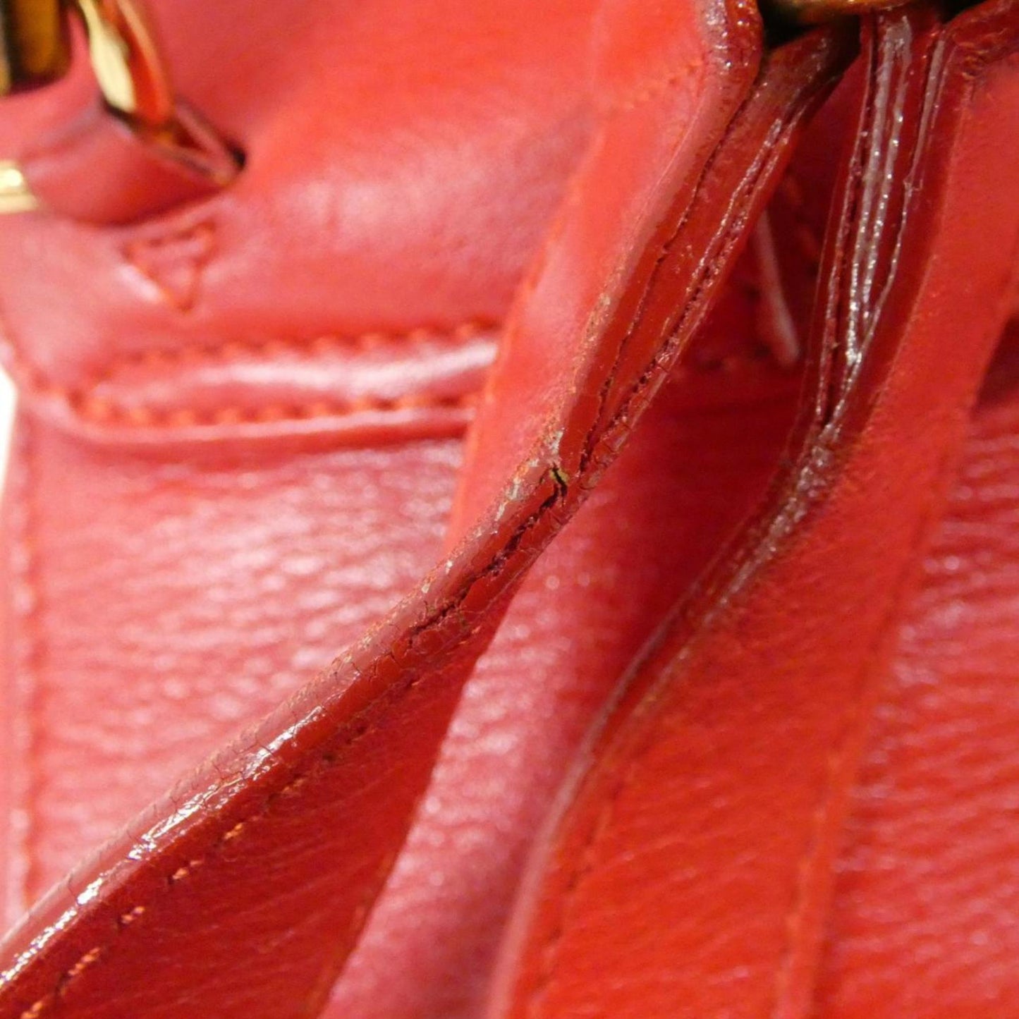 Gucci Red Color Leather Backpack ( )