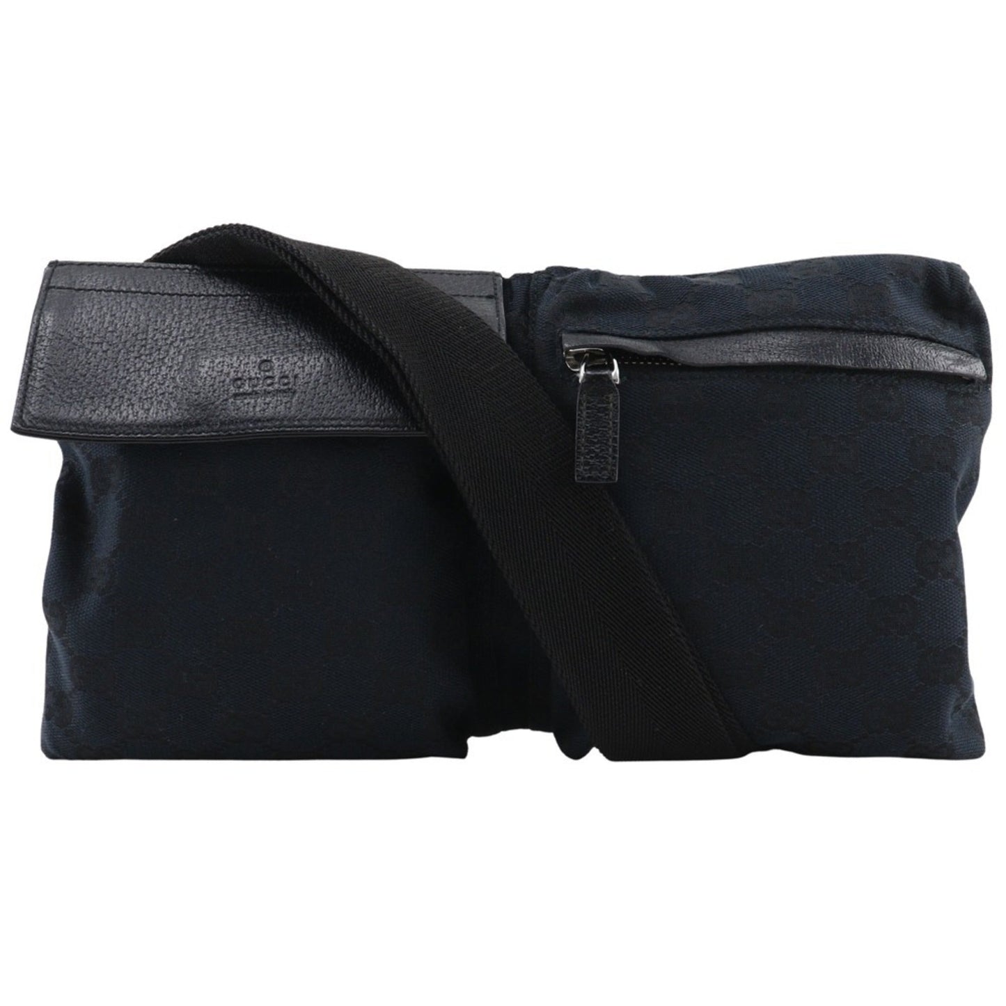 Gucci Gg Canvas Black Gg Canvas Sling Bag ( )