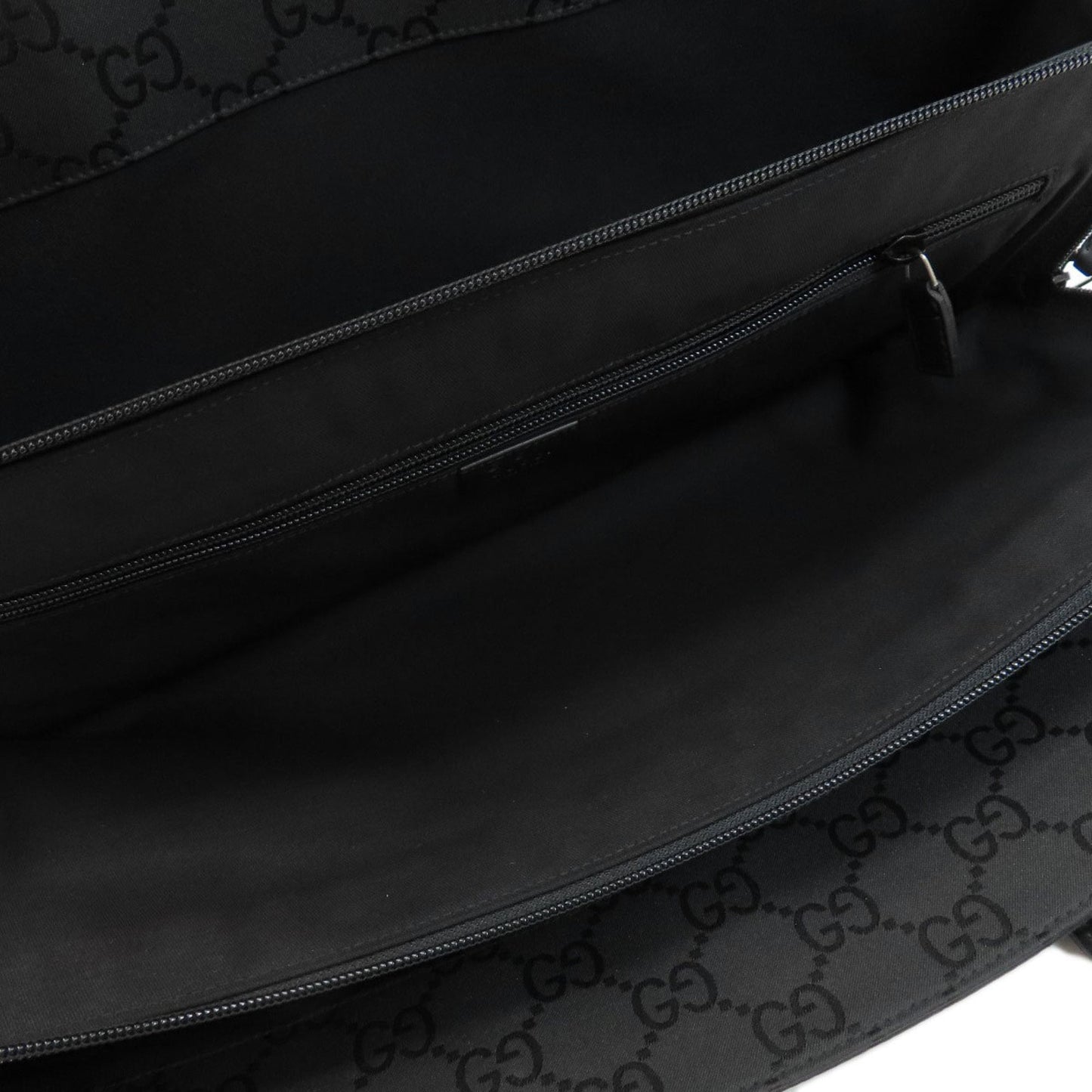 Gucci Black Nylon Canvas Briefcase Handbag ( )