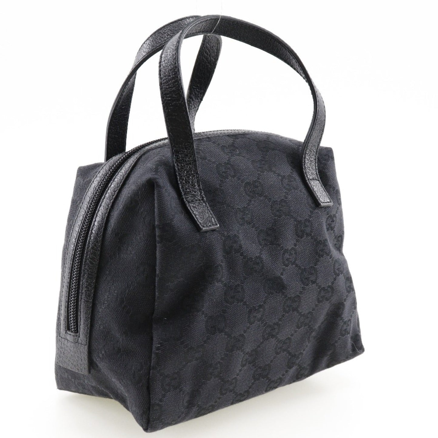 Gucci Black Gg Canvas Handbag ( )
