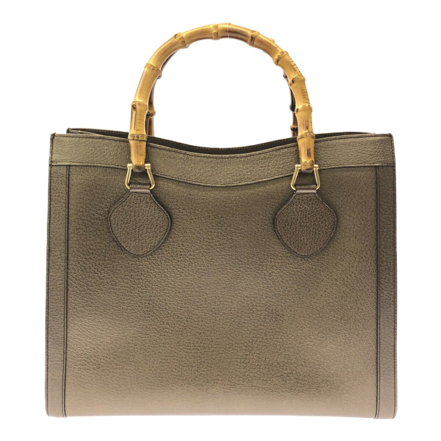 Gucci Brown Bamboo Handbag Tote Bag ( )