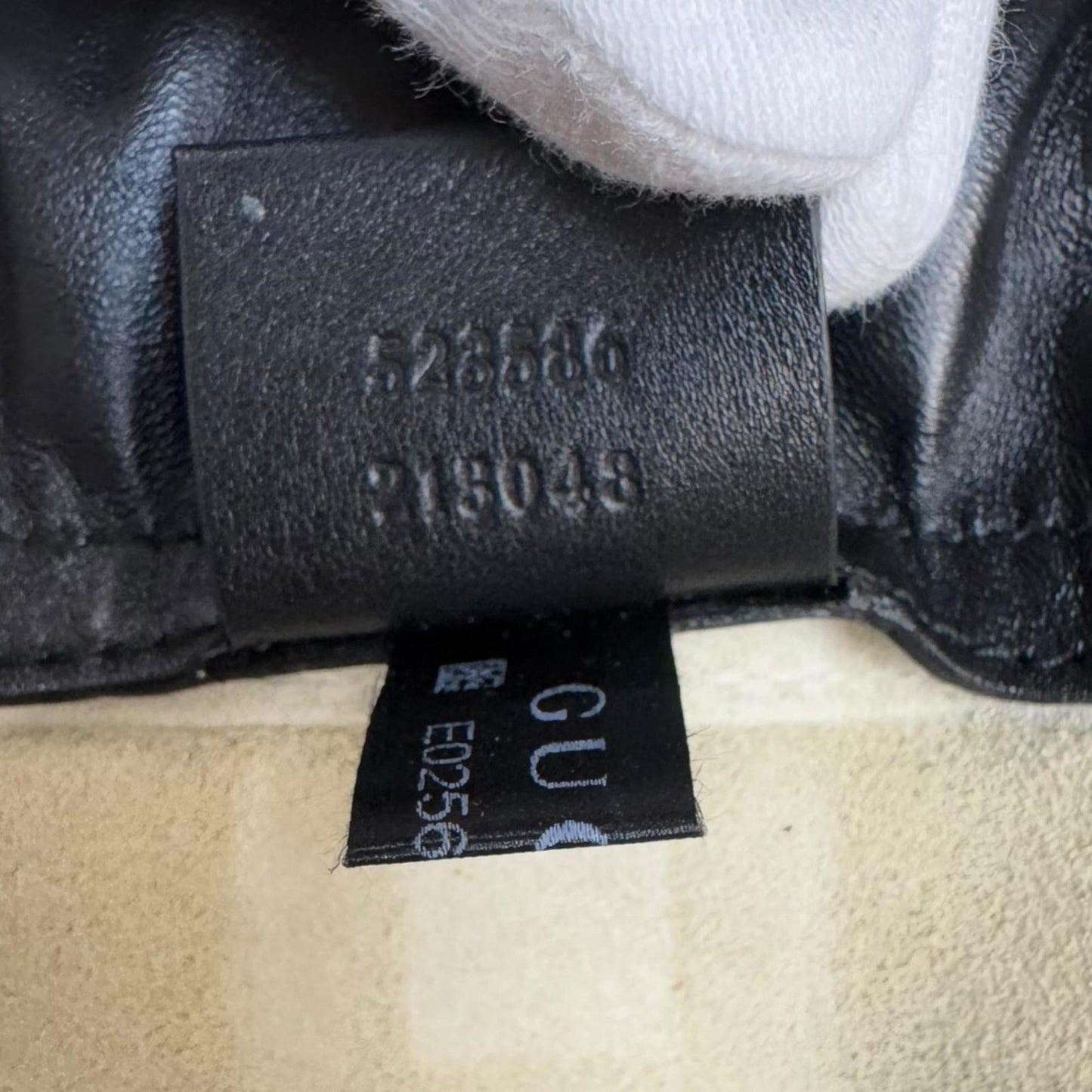 Gucci White Leather Backpack Basket ( )