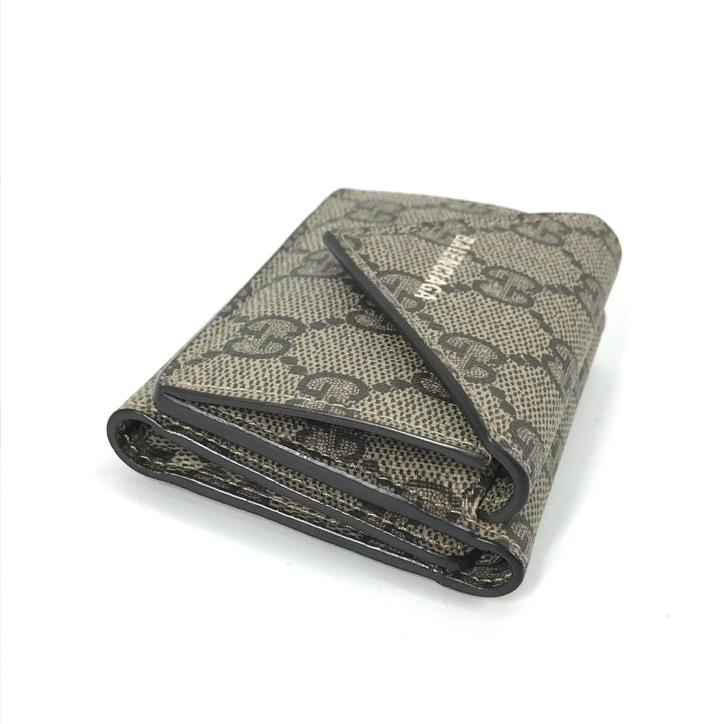 Gucci Beige White Gg Supreme Wallet (Tri-Fold) ( )