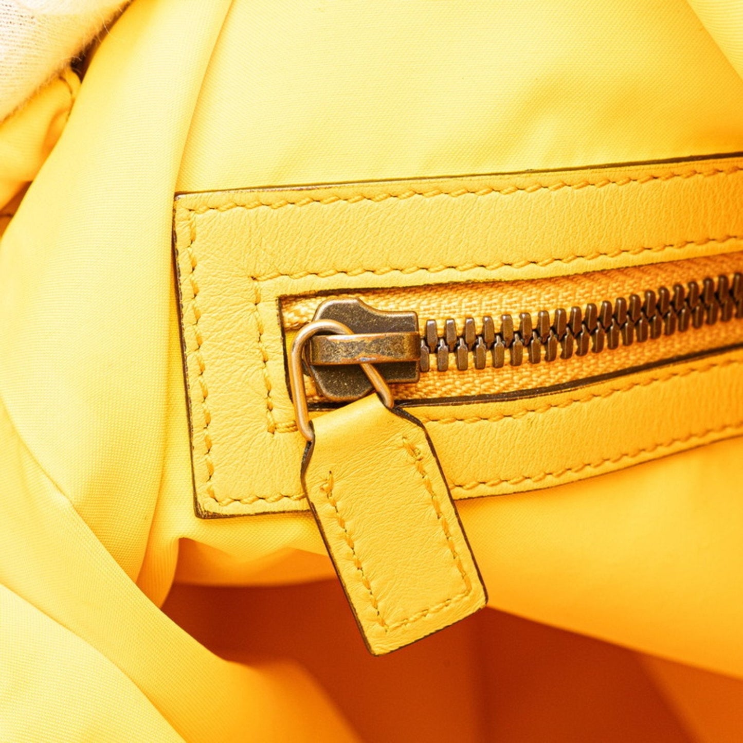 Gucci Blue Yellow Nylon Leather Backpack ( )