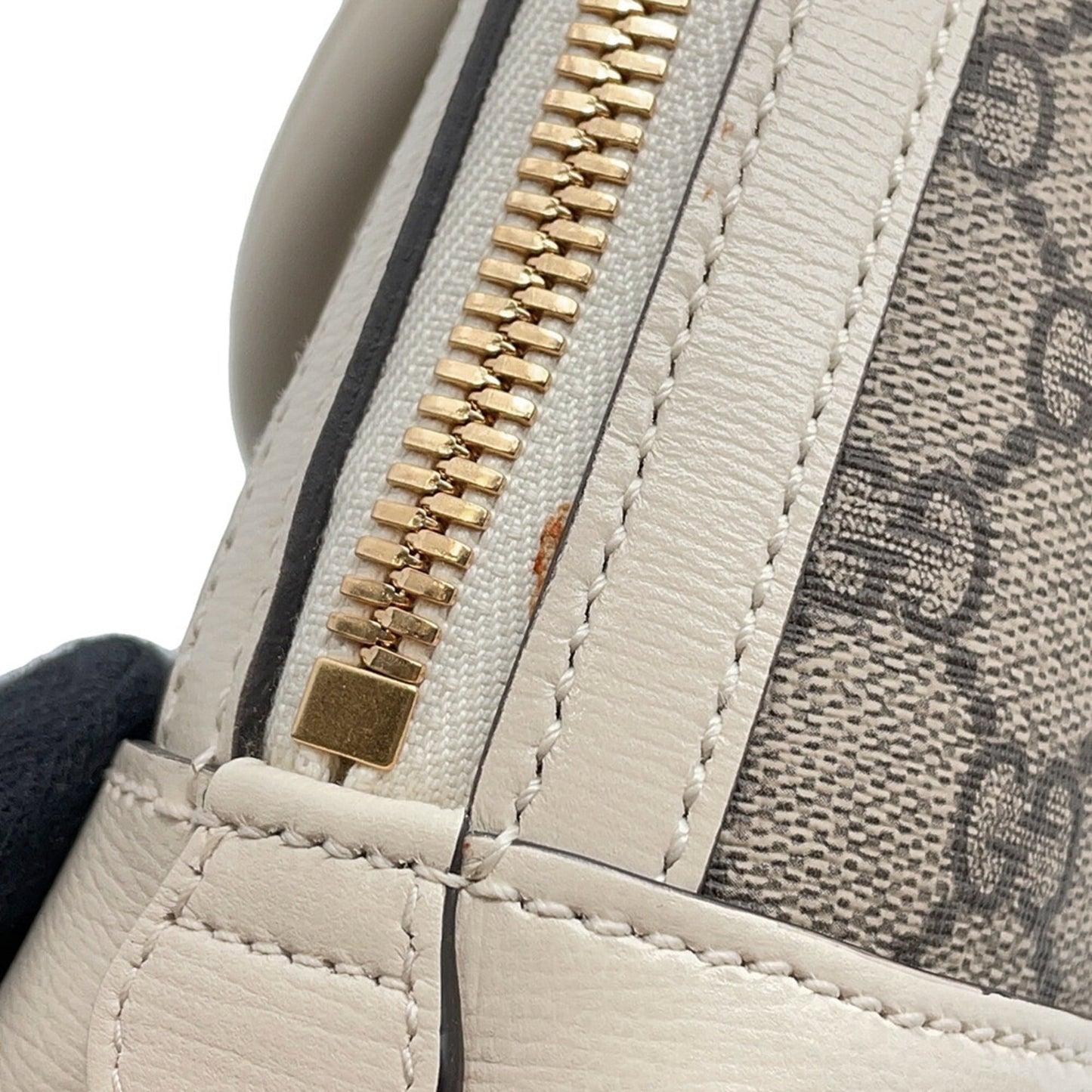 Gucci Horsebit Beige Ivory Gg Supreme Leather Handbag Shoulder Bag ( )
