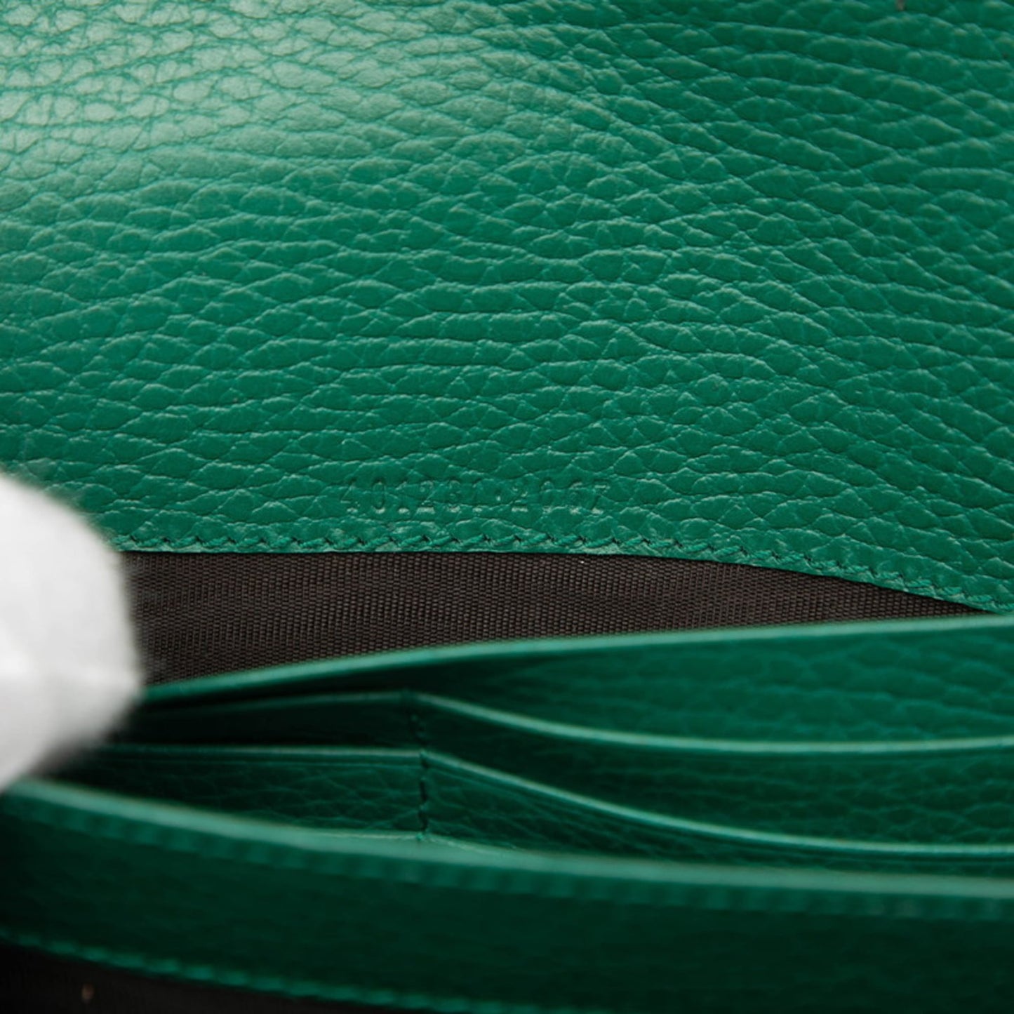 Gucci Green Leather Shoulder Bag ( )