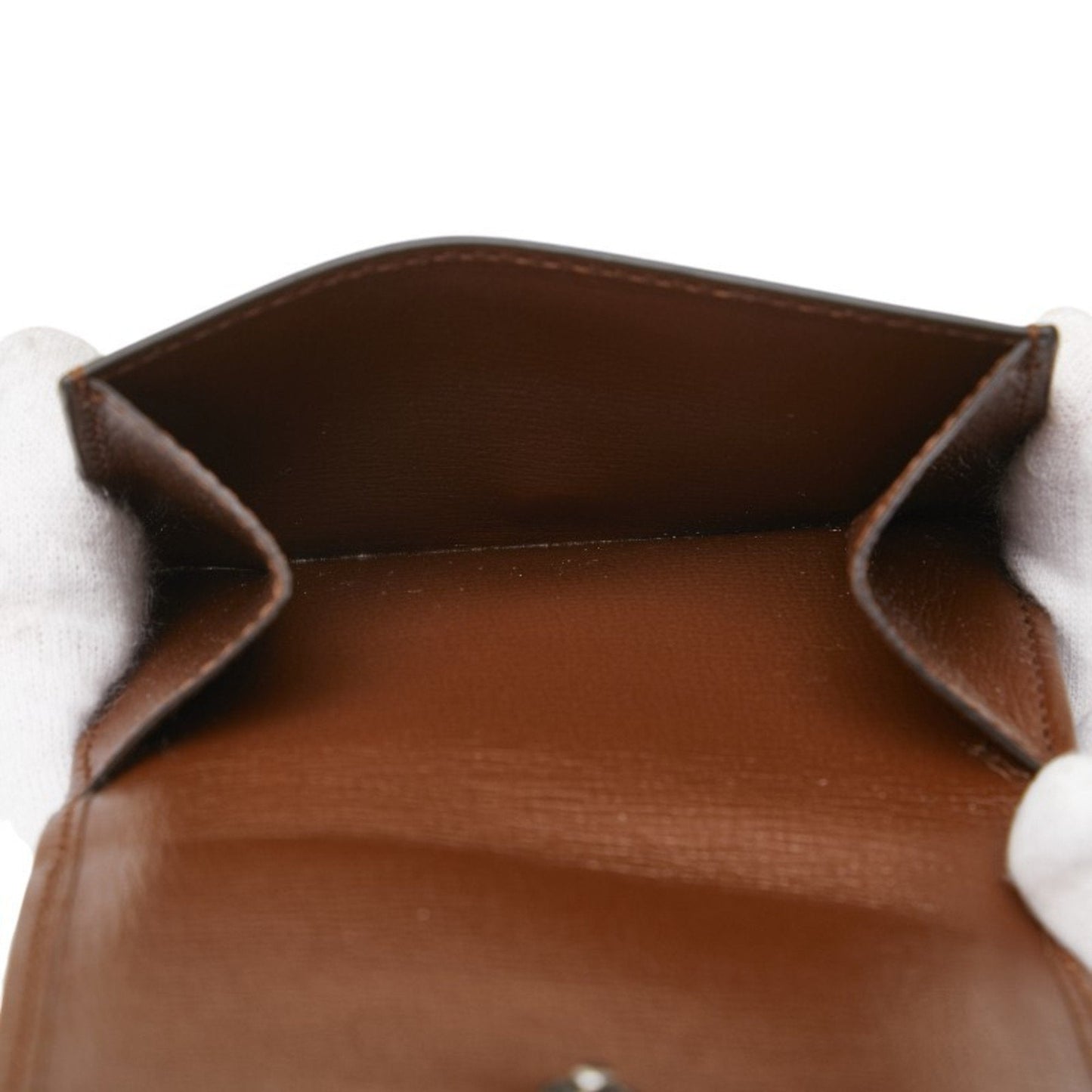 Gucci Brown Canvas Leather Wallet (Bi-Fold) ( )