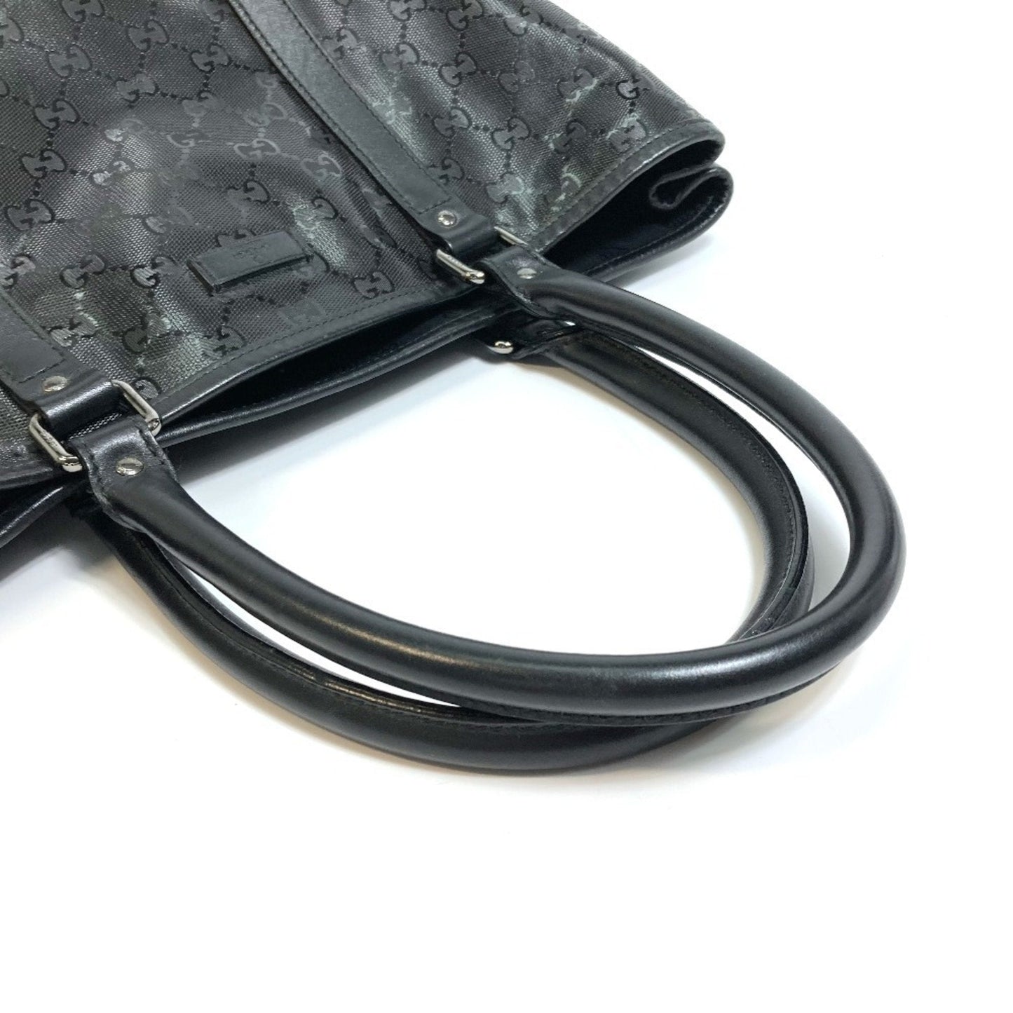 Gucci Black Gg Imprimé Tote Bag ( )