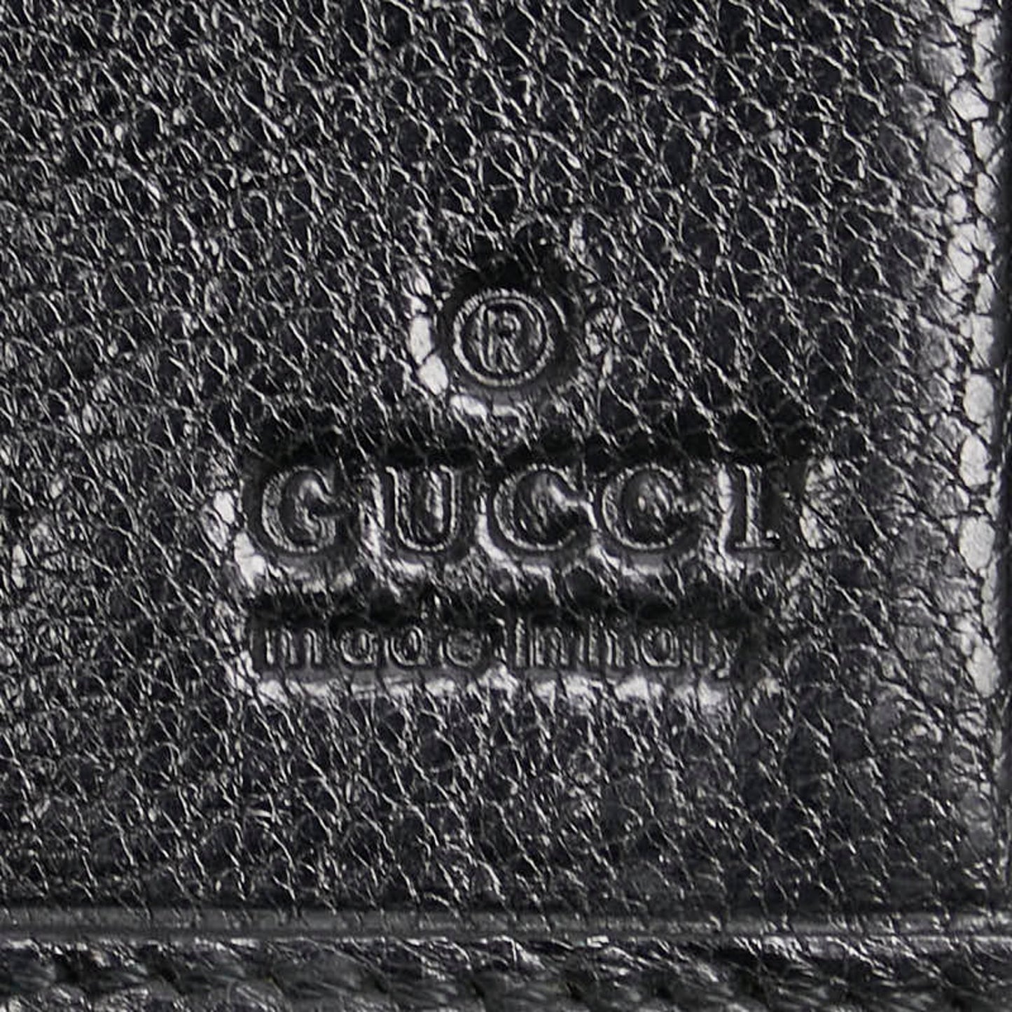 Gucci Black Green Leather Coin Purse/Coin Case ( )