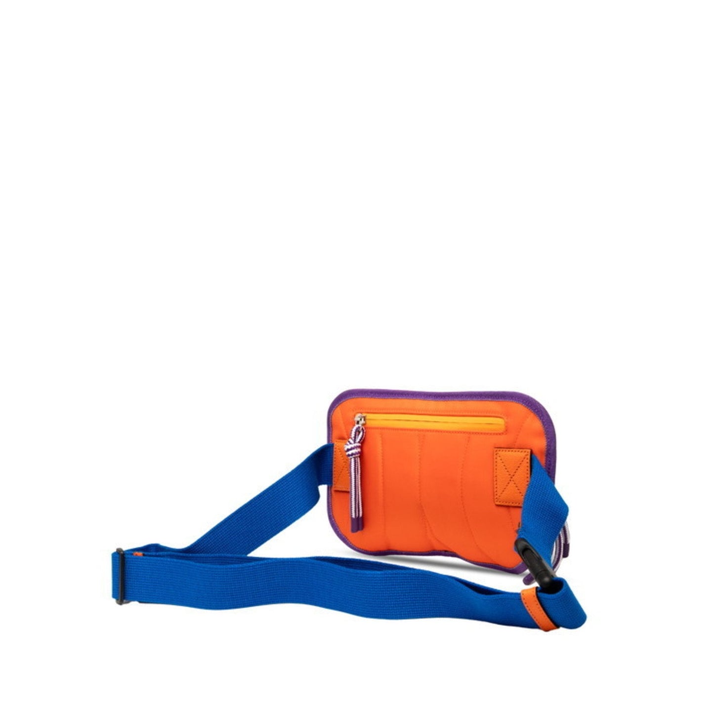 Gucci Blue Orange Purple Nylon Rubber Sling Bag ( )