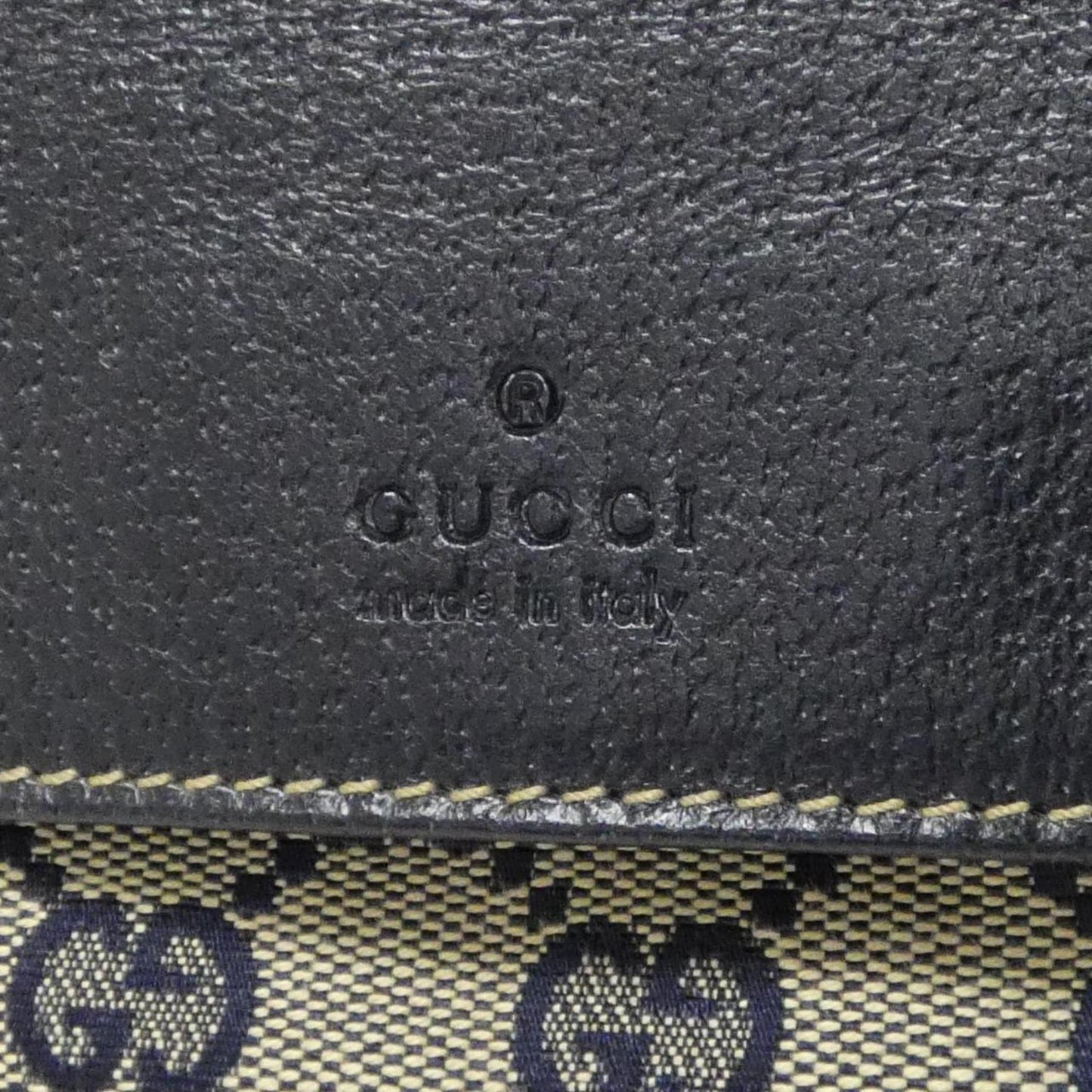 Gucci Beige Navy Gg Canvas Fanny Pack ( )