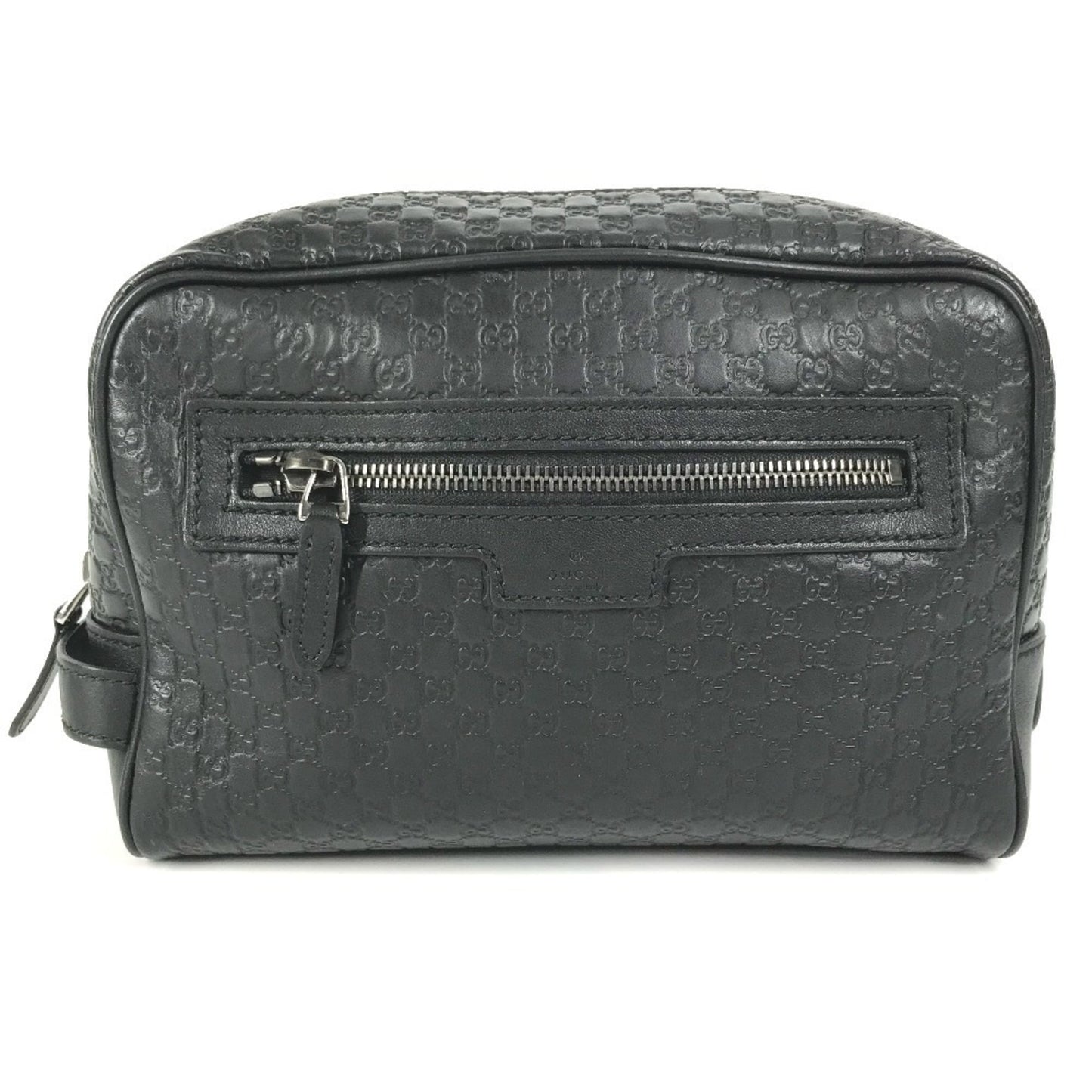Gucci Guccissima Black Gg Leather Clutch Bag ( )