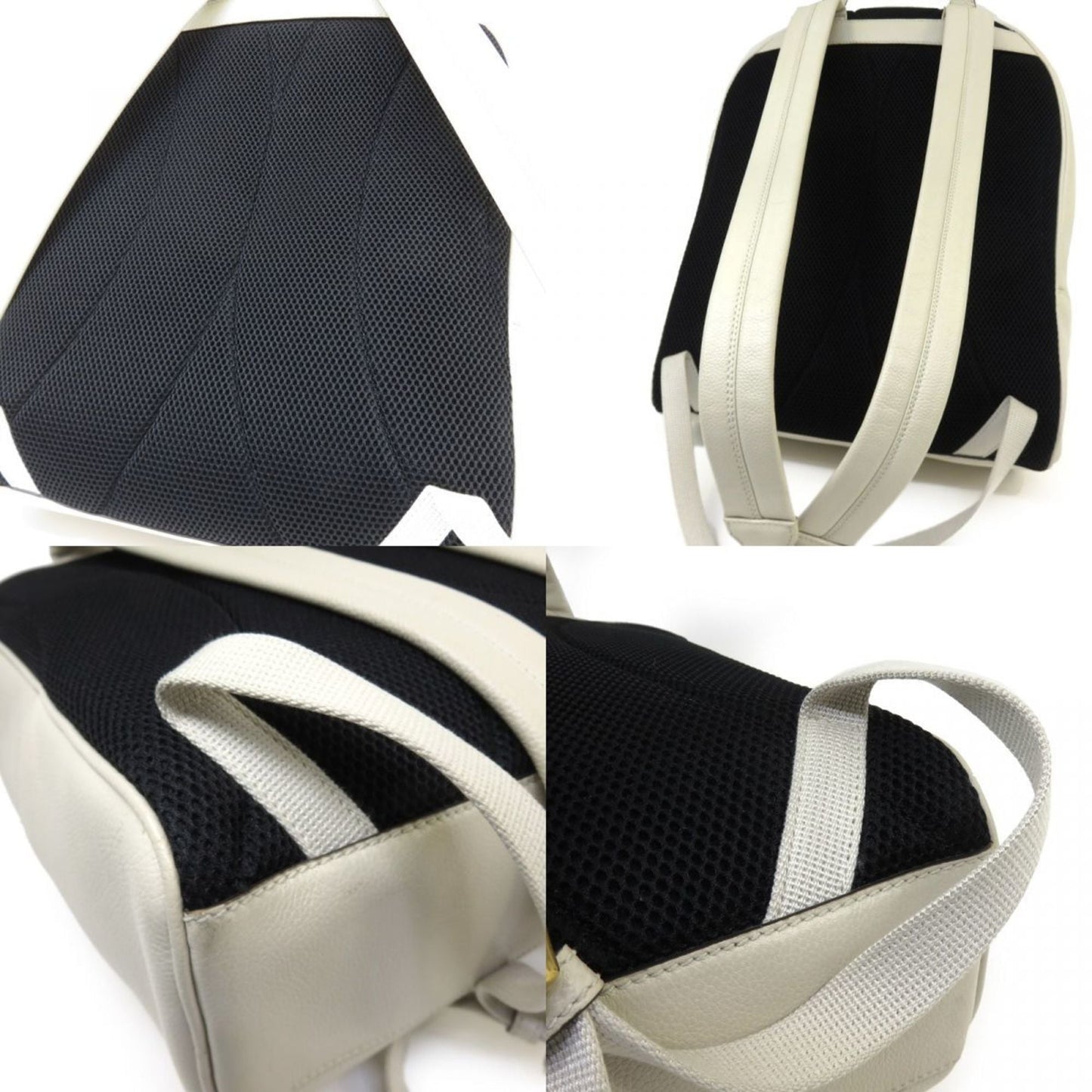Gucci White Leather Backpack ( )