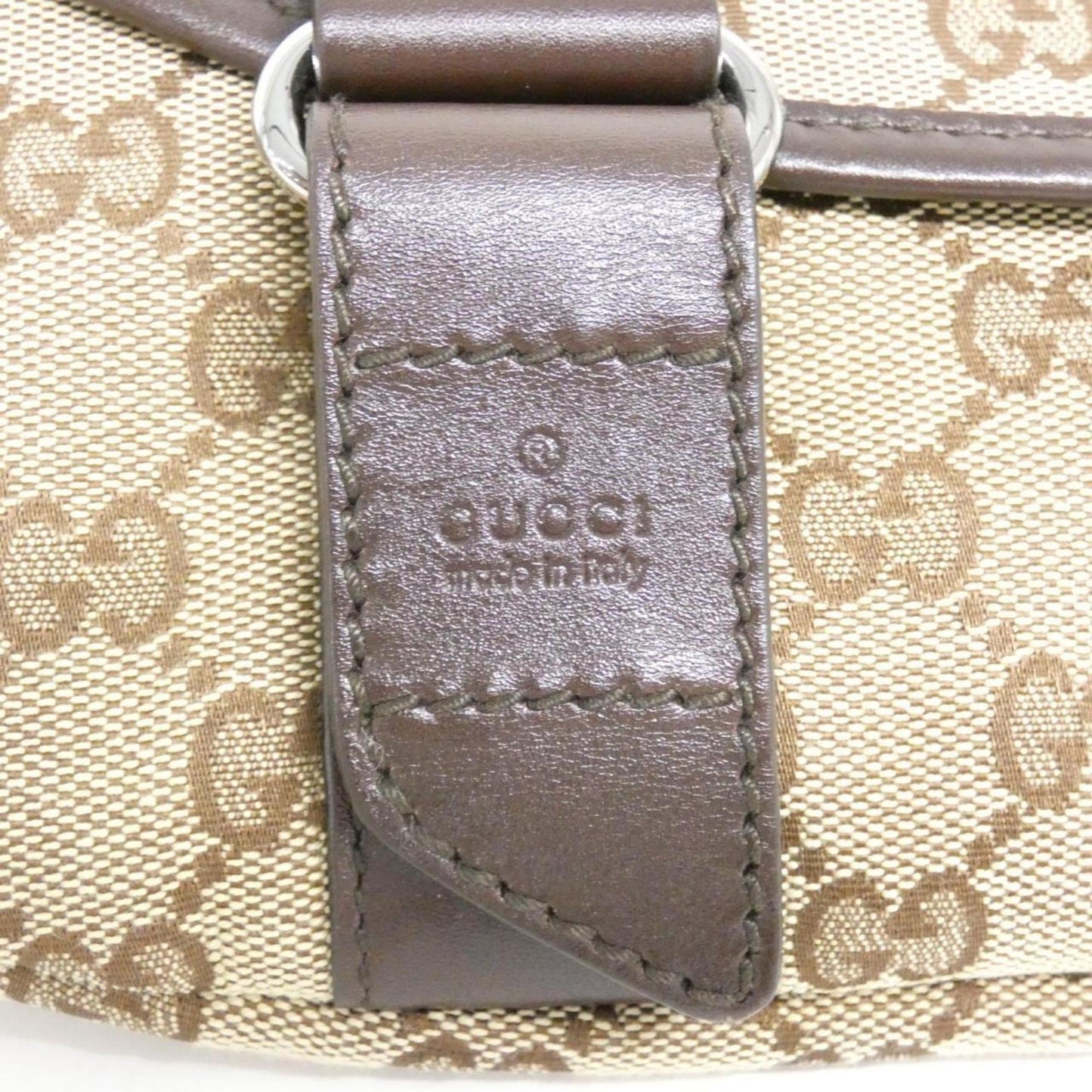 Gucci Beige Brown Gg Canvas Fanny Pack ( )