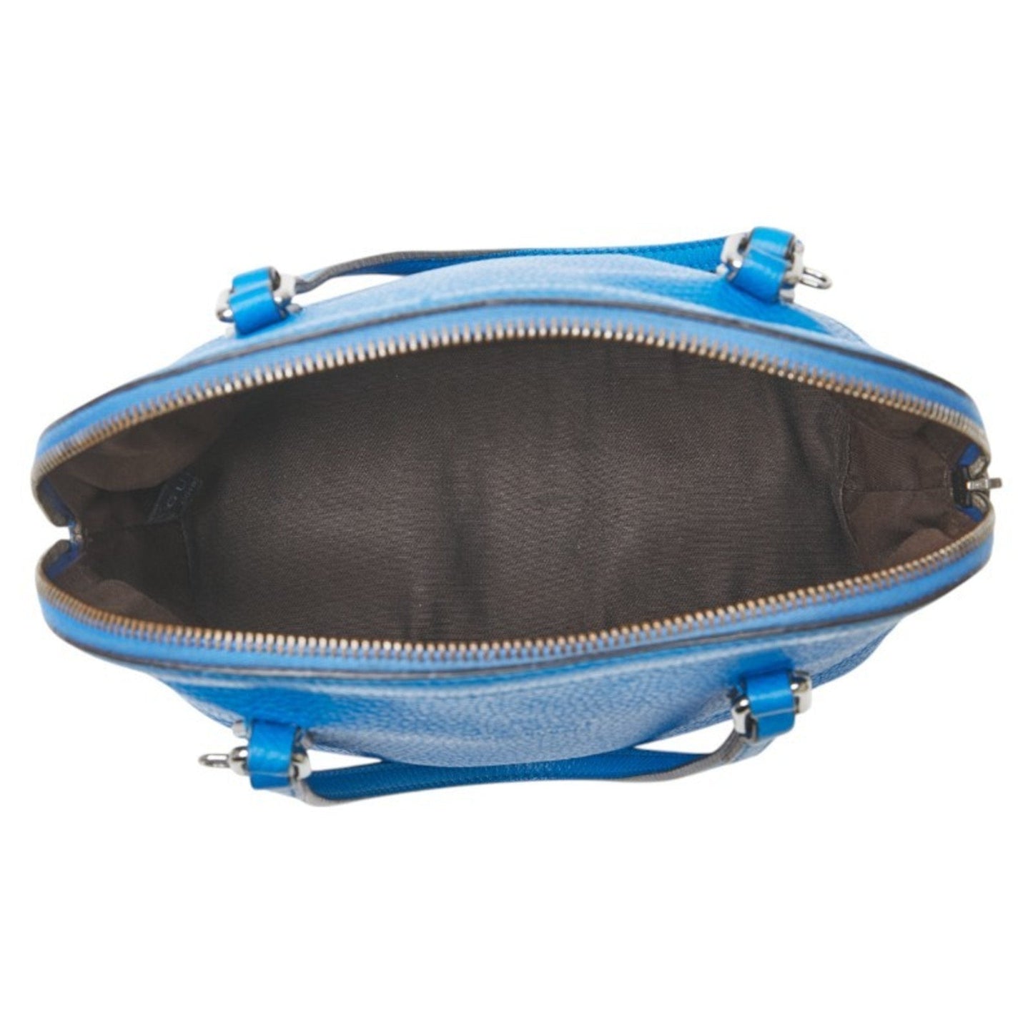 Gucci Blue Leather Handbag Shoulder Bag ( )