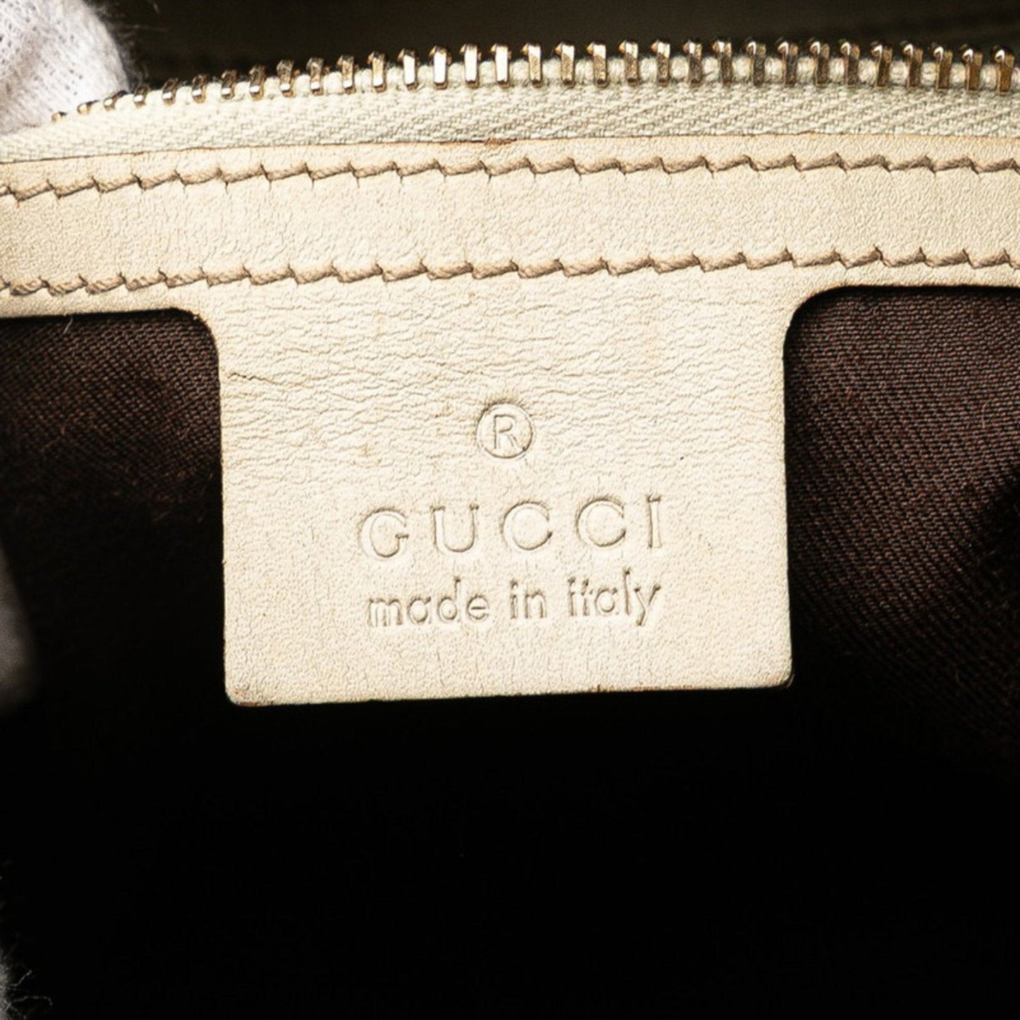 Gucci Guccissima Beige Leather Handbag ( )