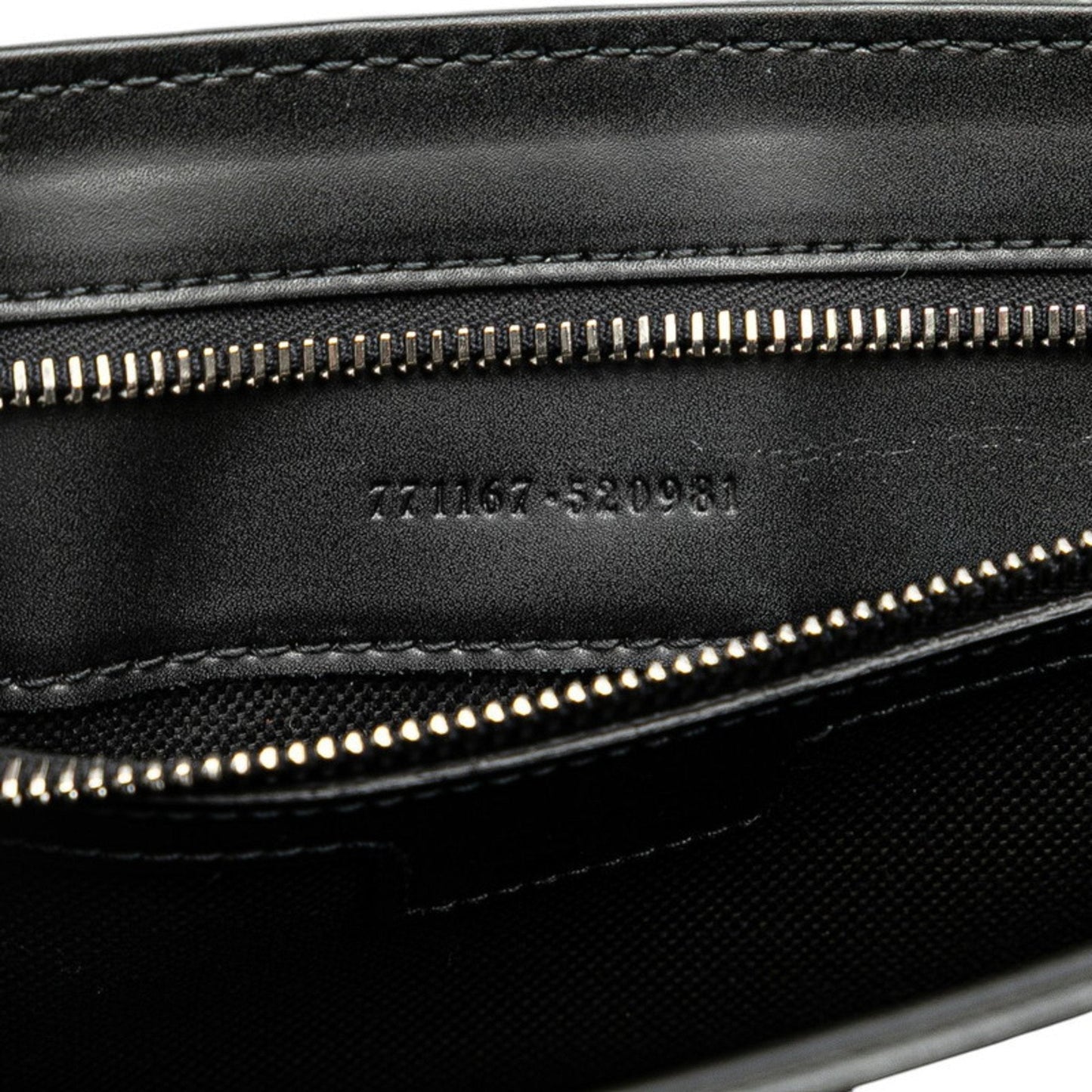 Gucci Black Pvc Leather Shoulder Bag ( )
