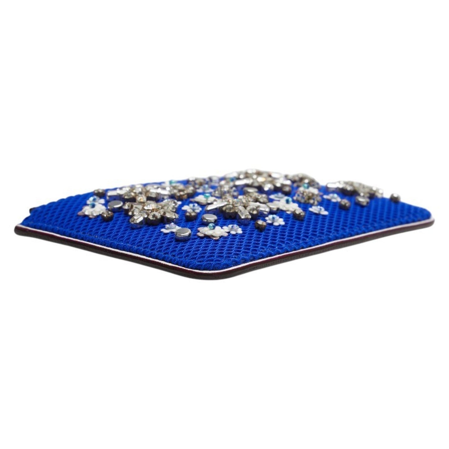 Christian Dior Black Blue Leather Coin Purse/Coin Case ()
