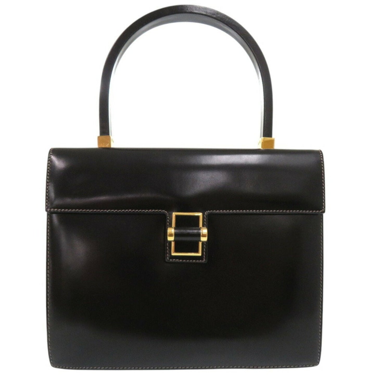 Gucci Black Leather Handbag ( )