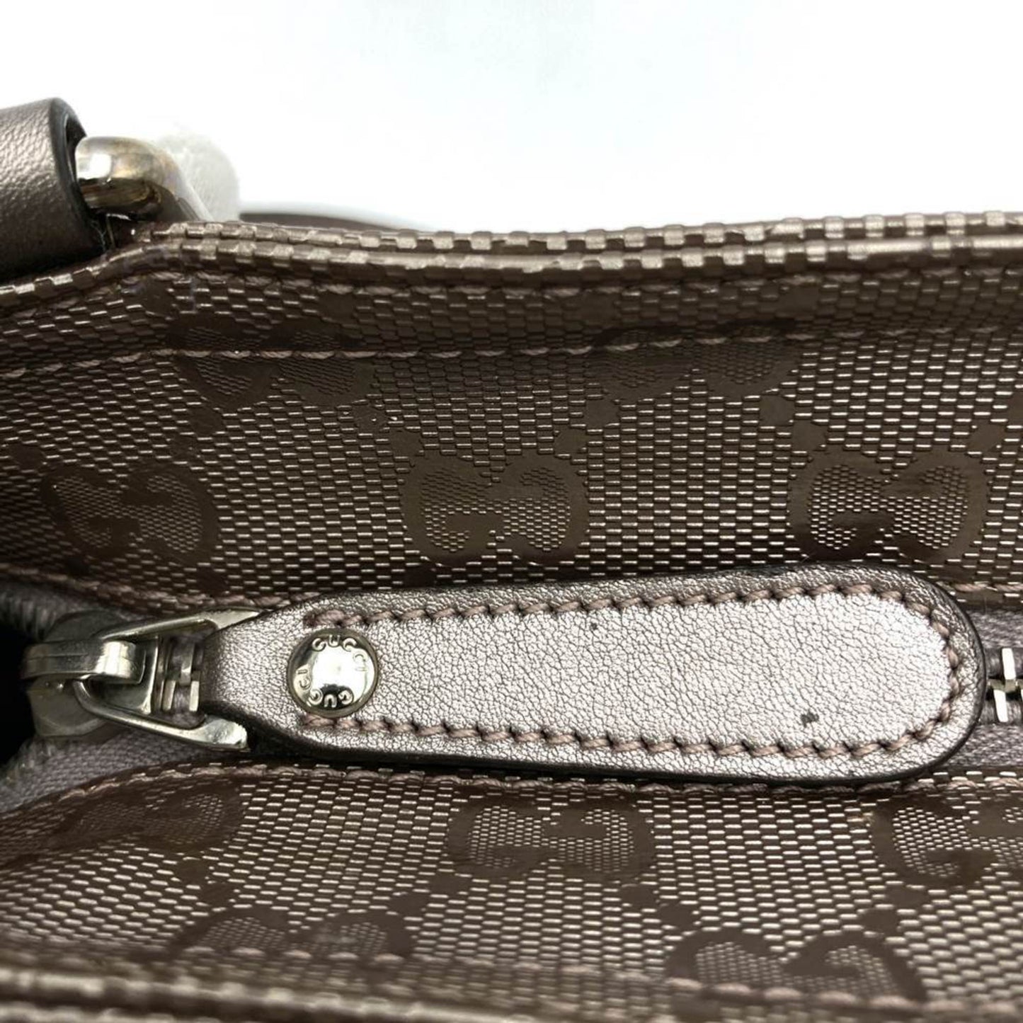 Gucci Gg Imprimé Metallic Pink Gg Imprimé Shoulder Bag Sling Bag ( )