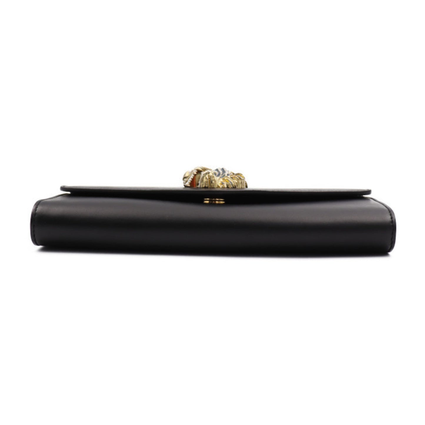 Gucci Black Leather Clutch Bag