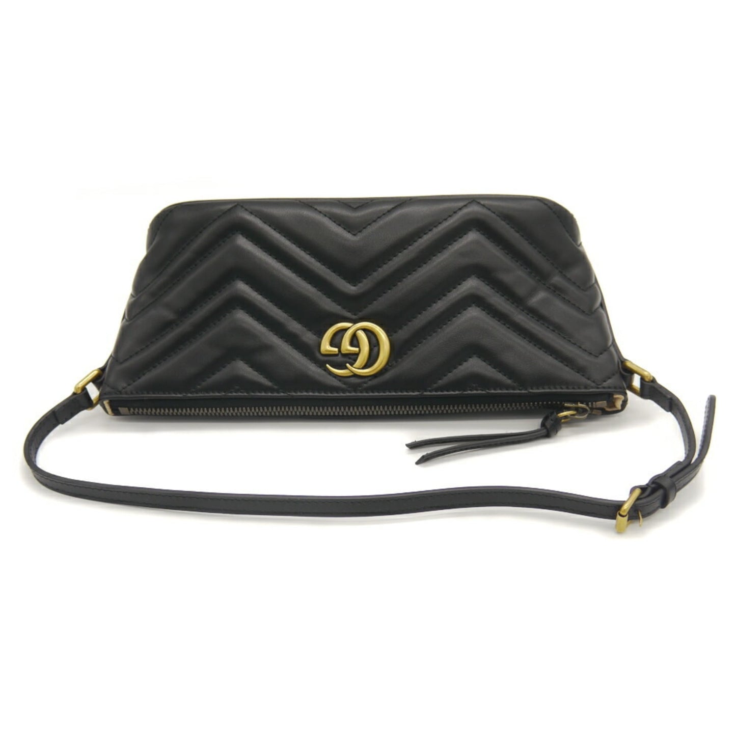 Gucci Black Leather Handbag ( )
