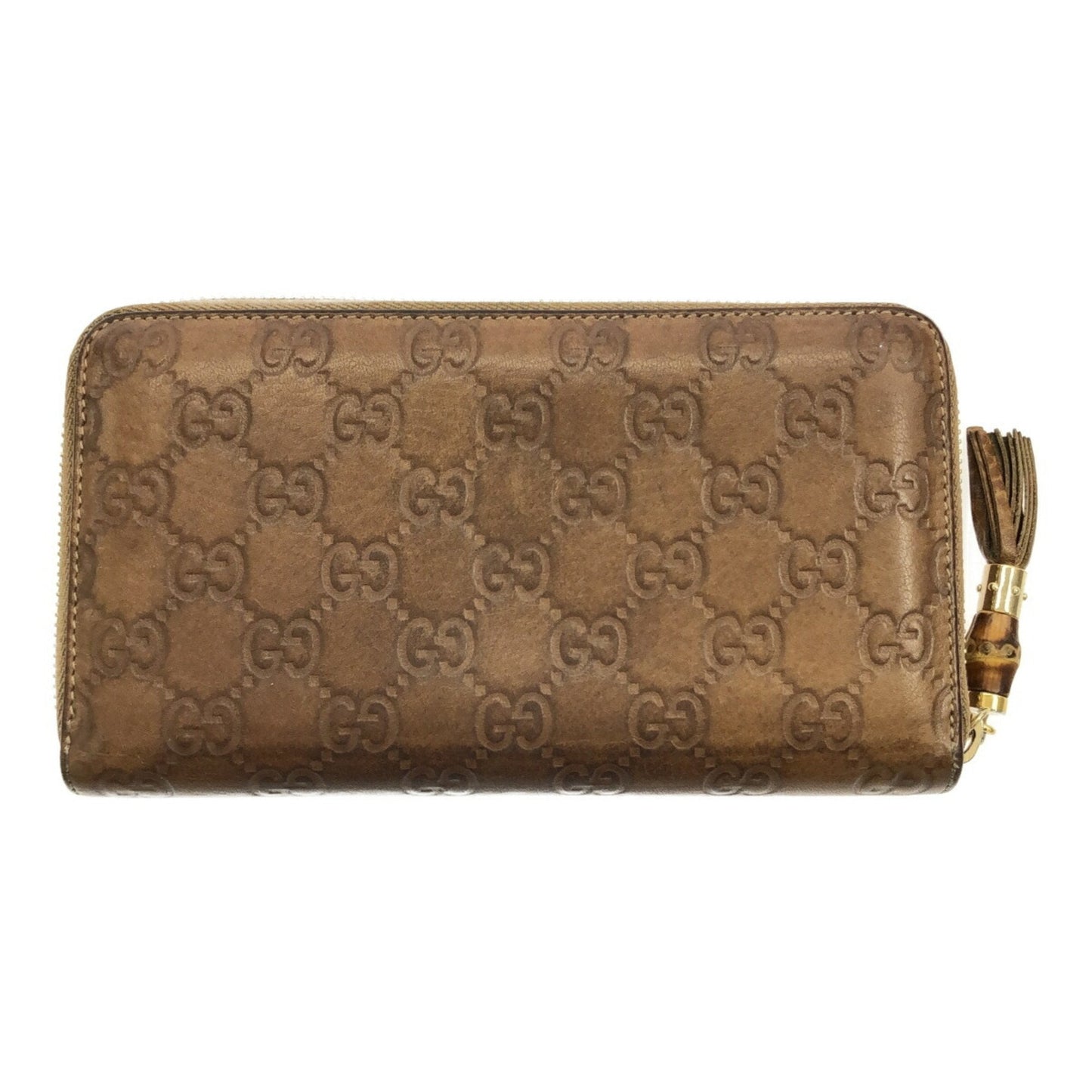 Gucci Bamboo Brown Long Wallet (Bi-Fold) ( )