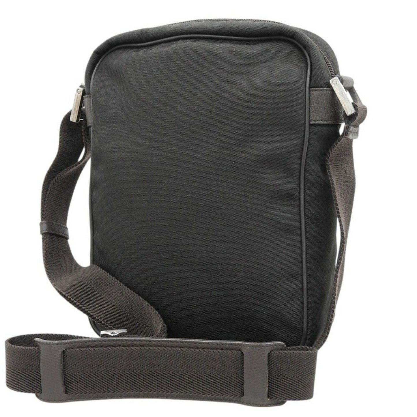 Gucci Brown Dark Brown Nylon Shoulder Bag ( )
