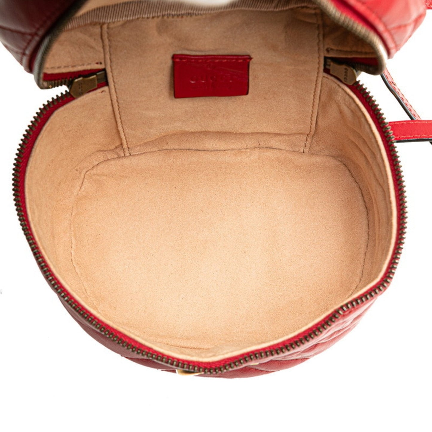 Gucci Gg Marmont Red Color Leather Backpack ( )
