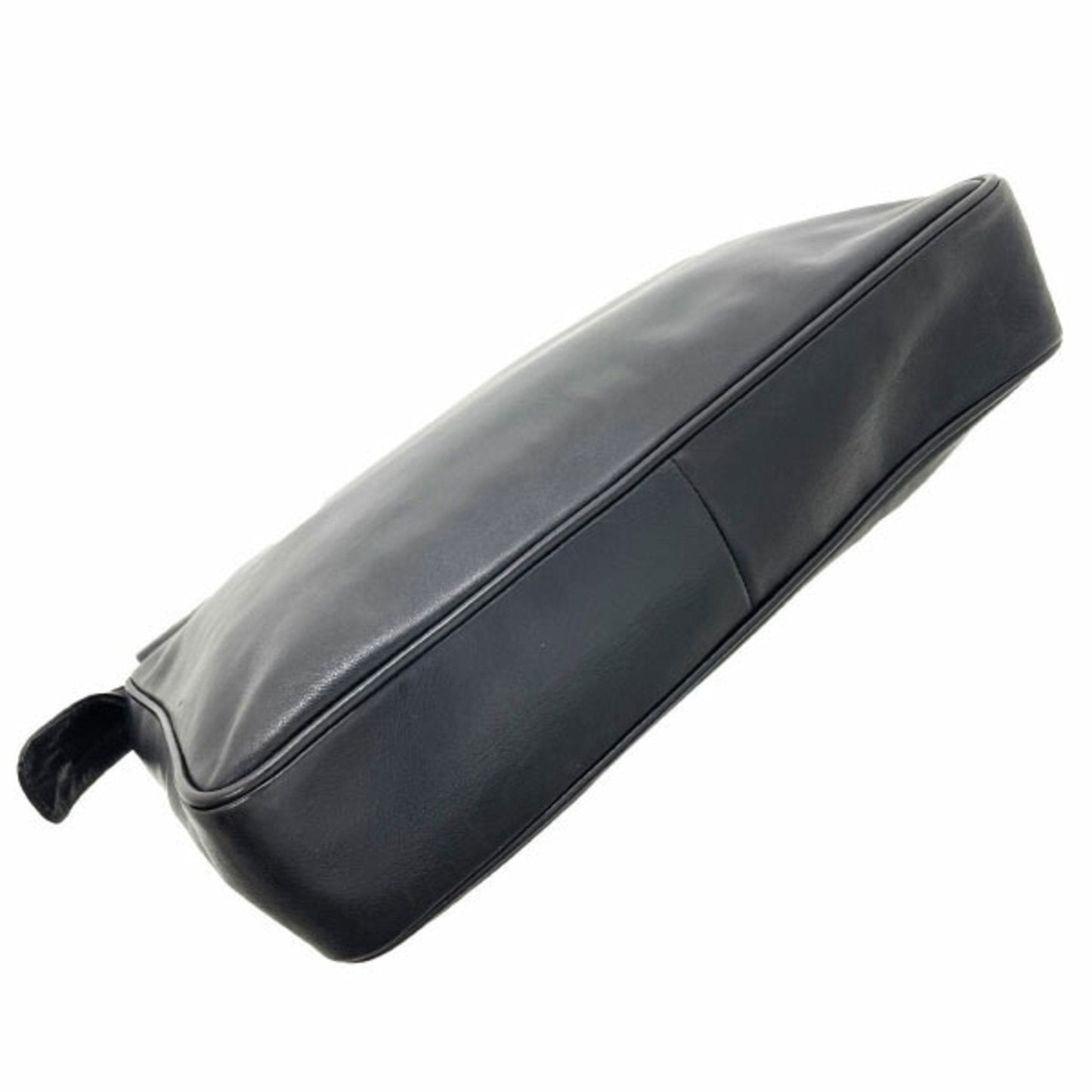 Gucci Black Leather Clutch Bag Pouch ( )