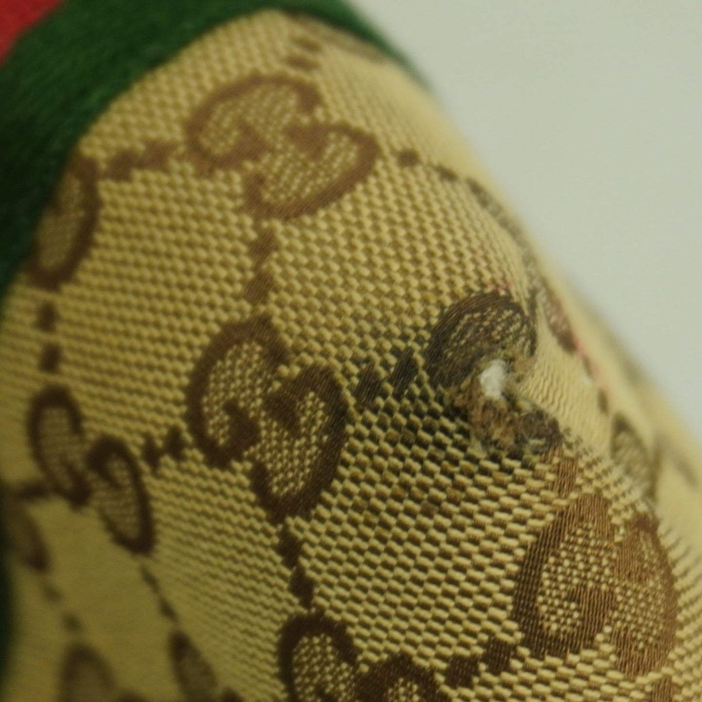 Gucci Brown Canvas Tote Bag ( )