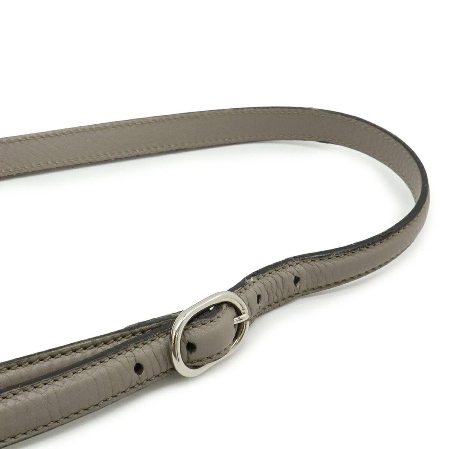 Gucci Gray Bamboo Leather Handbag Shoulder Bag ( )